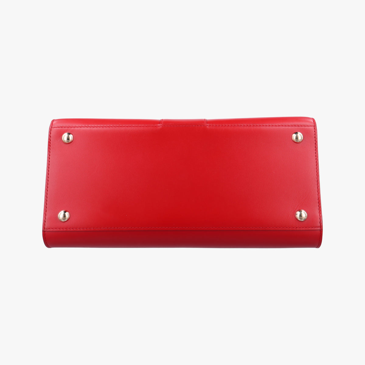 Pre-owned Delvaux Brillon MM Red leather  shoulderbag | stylenewstar