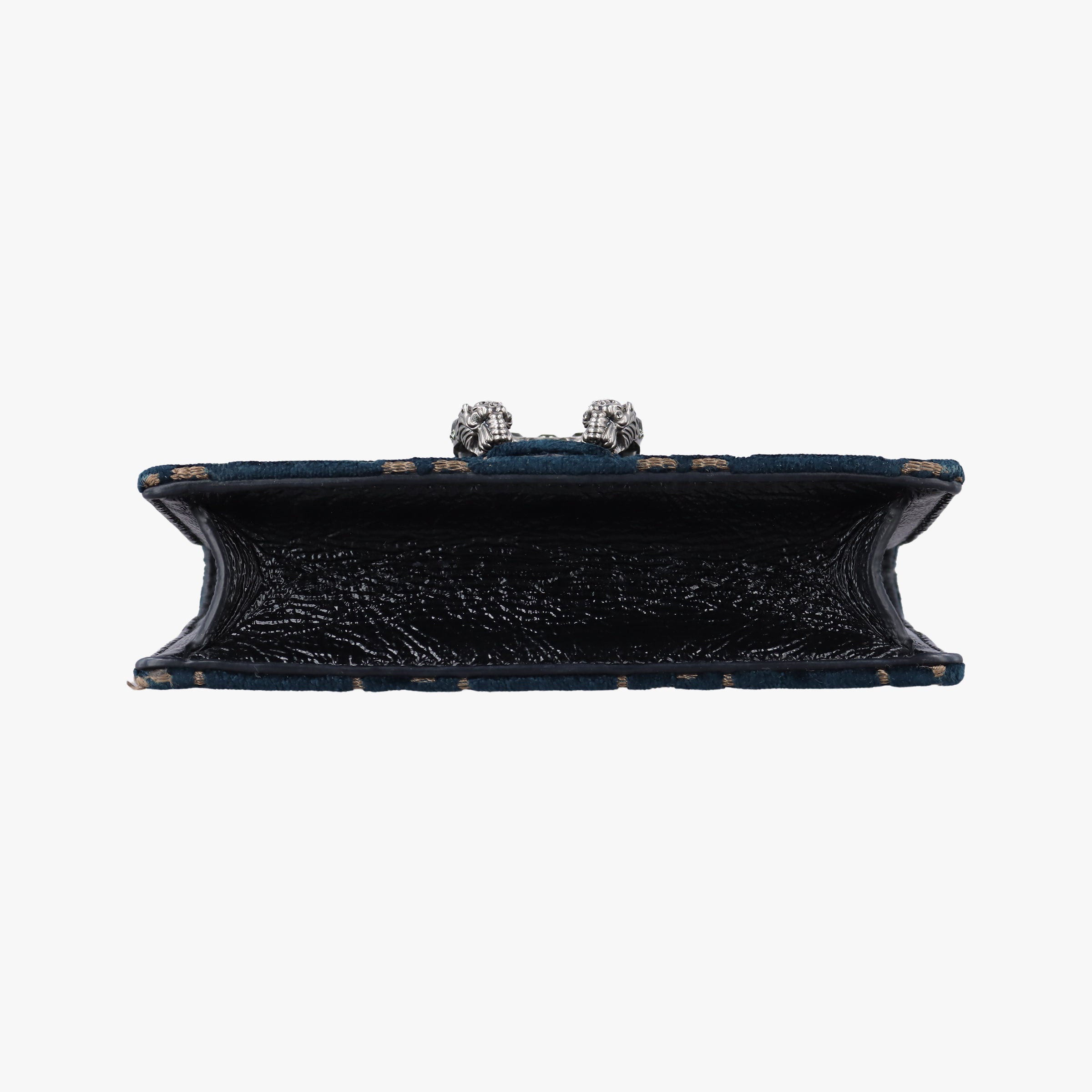 Pre-owned Gucci Dionysus Navy velour 476432 shoulderbag | stylenewstar