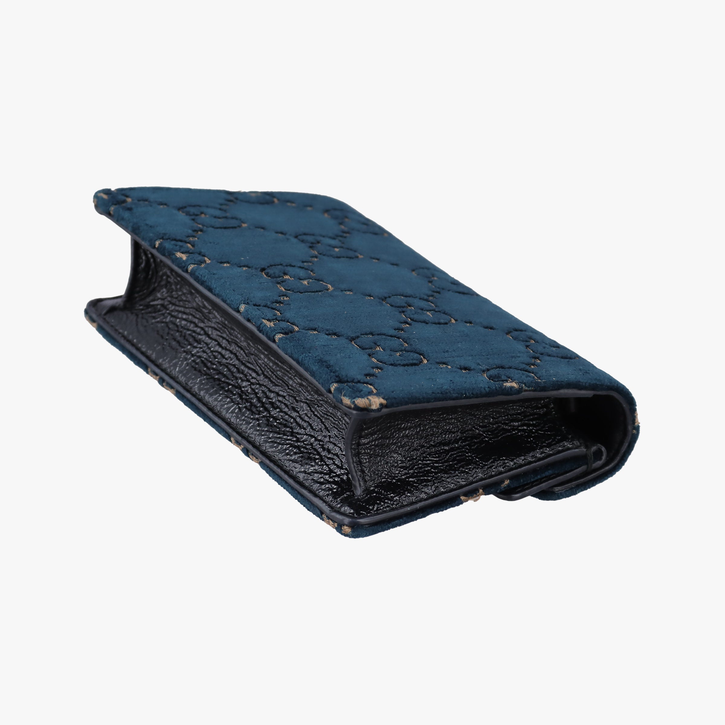 Pre-owned Gucci Dionysus Navy velour 476432 shoulderbag | stylenewstar