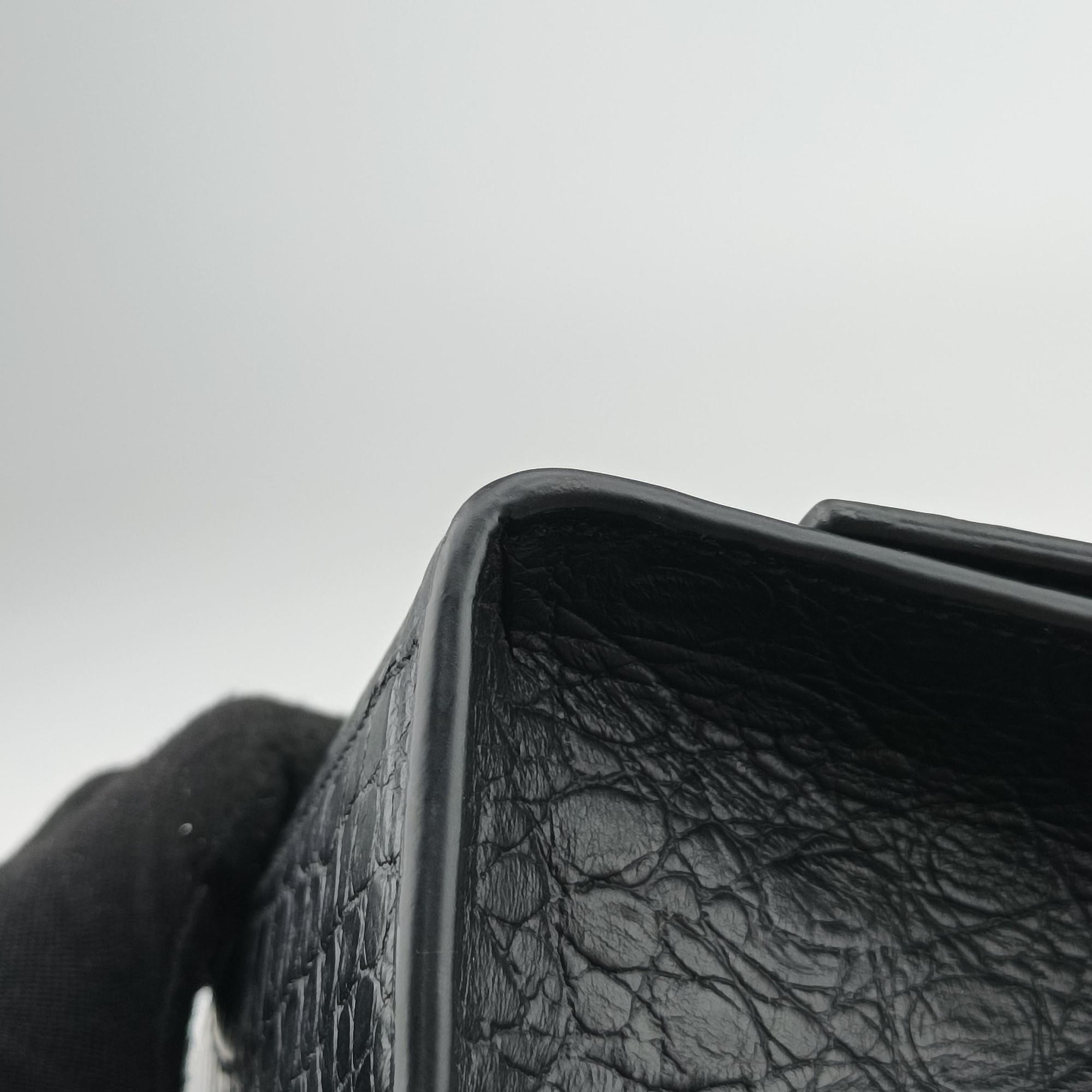 Pre-owned Yves Saint Laurent KATE Black Leather 446752 shoulderbag | stylenewstar