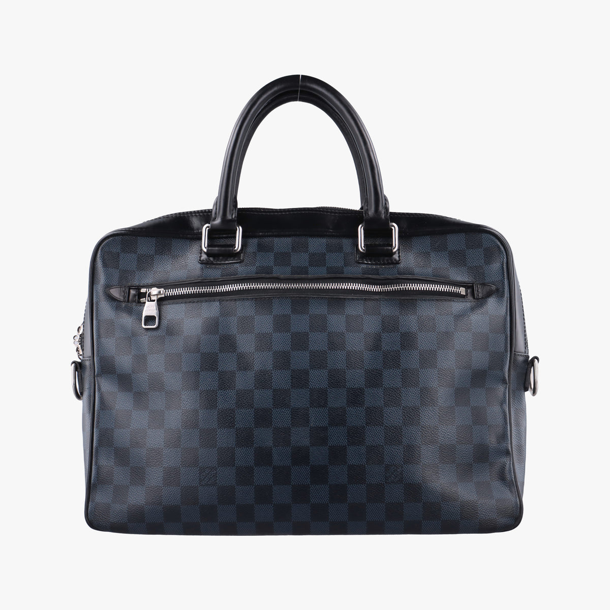 Pre-owned Louis Vuitton Porte-Documents Business Cobalt×Noir Damier canvas N41347 handbag | stylenewstar