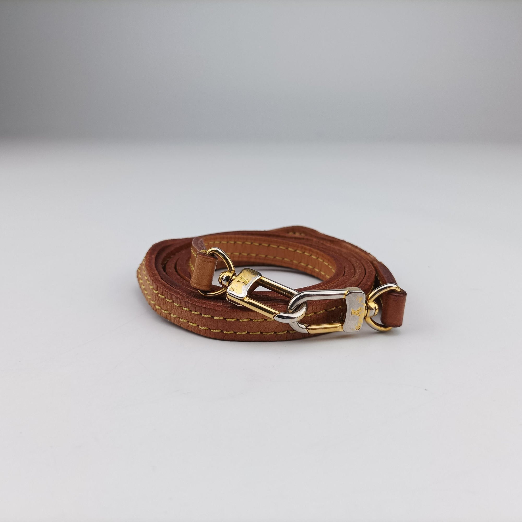 Pre-owned Louis Vuitton PALLAS Clutch brown×CERISE Monogram Canvas×calf leather M41638 shoulderbag | stylenewstar