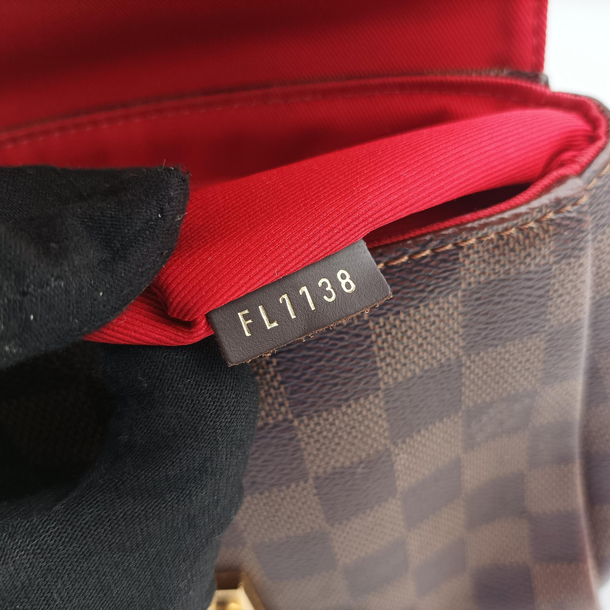 Pre-owned Louis Vuitton Croisette Ebene Monogram Canvas N53000 shoulderbag | stylenewstar