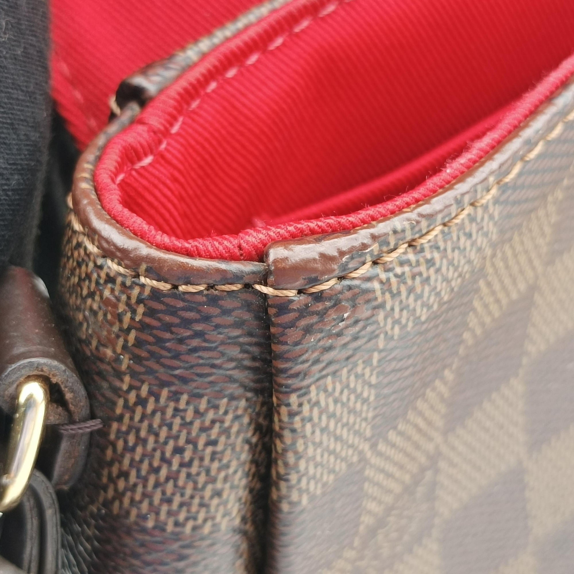 Pre-owned Louis Vuitton Croisette Ebene Monogram Canvas N53000 shoulderbag | stylenewstar