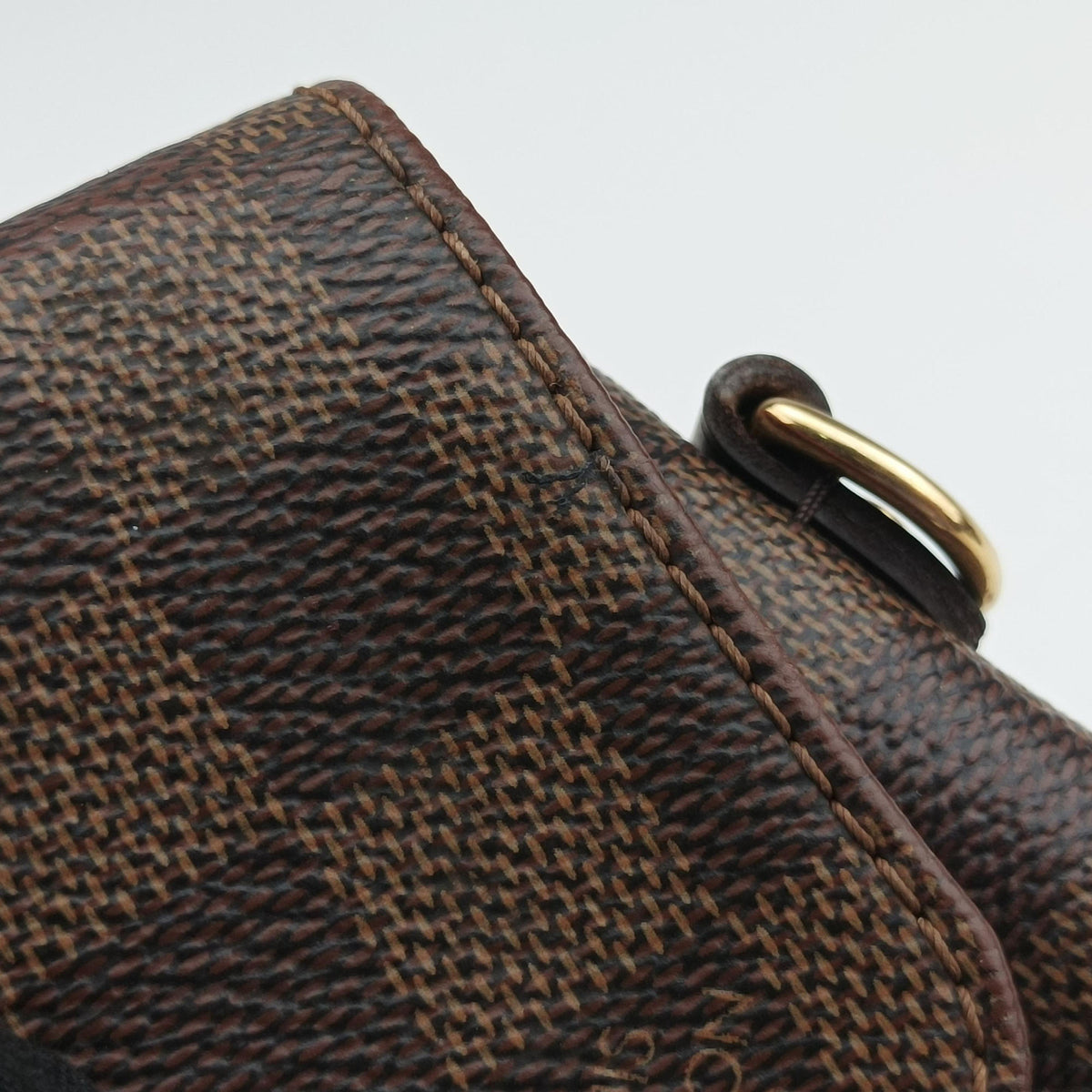 Pre-owned Louis Vuitton Croisette Ebene Monogram Canvas N53000 shoulderbag | stylenewstar