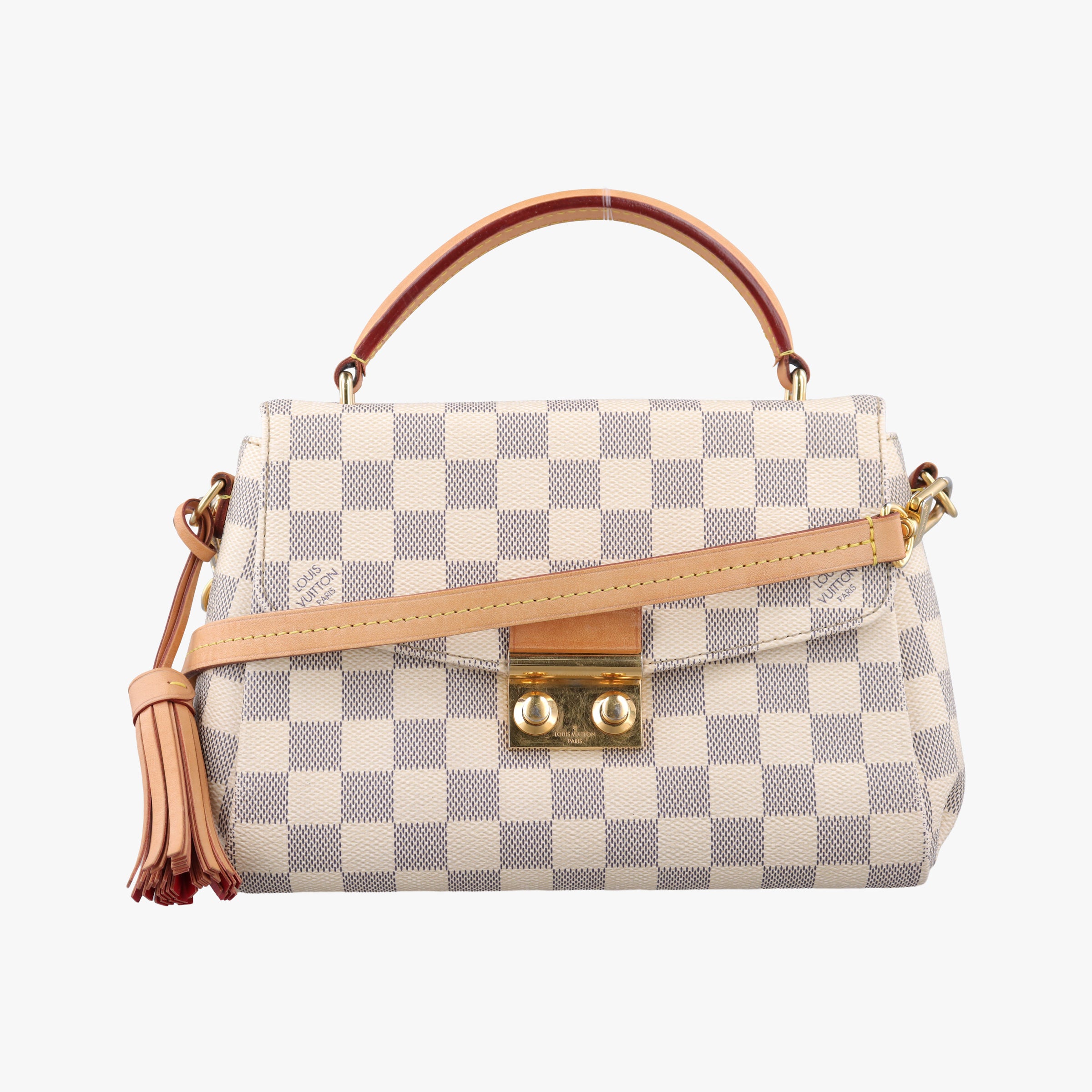 Pre-owned Louis Vuitton CROISETTE Azur Damier Canvas N41581 shoulderbag | stylenewstar