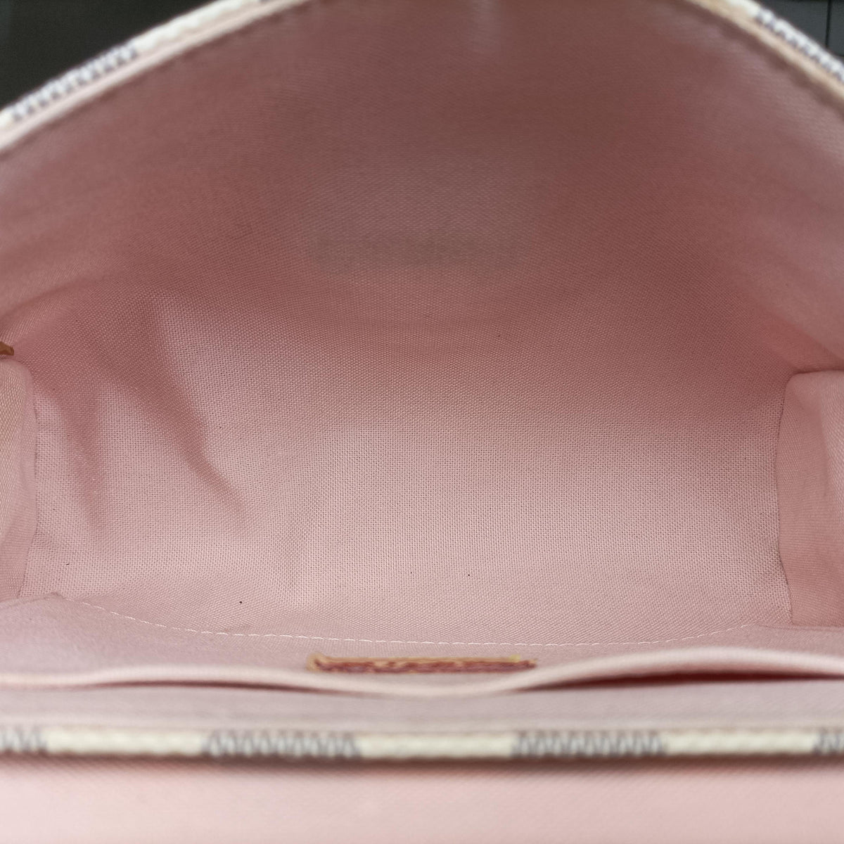 Pre-owned Louis Vuitton CROISETTE Azur Damier Canvas N41581 shoulderbag | stylenewstar