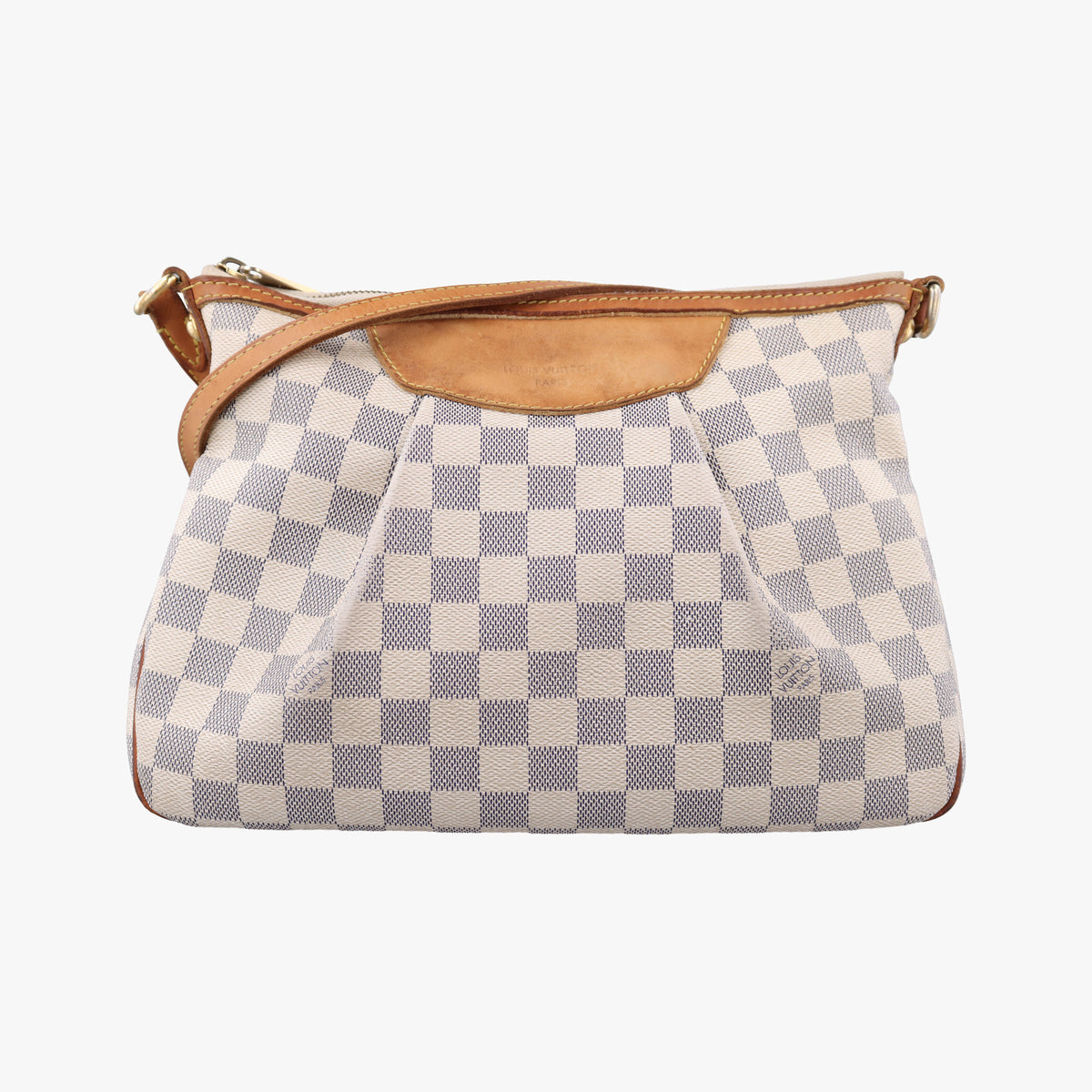 Pre-owned Louis Vuitton SIRACUSA PM AZUR Damier Canvas N41113 shoulderbag | stylenewstar