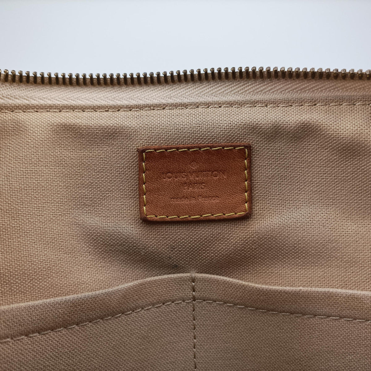 Pre-owned Louis Vuitton SIRACUSA PM AZUR Damier Canvas N41113 shoulderbag | stylenewstar