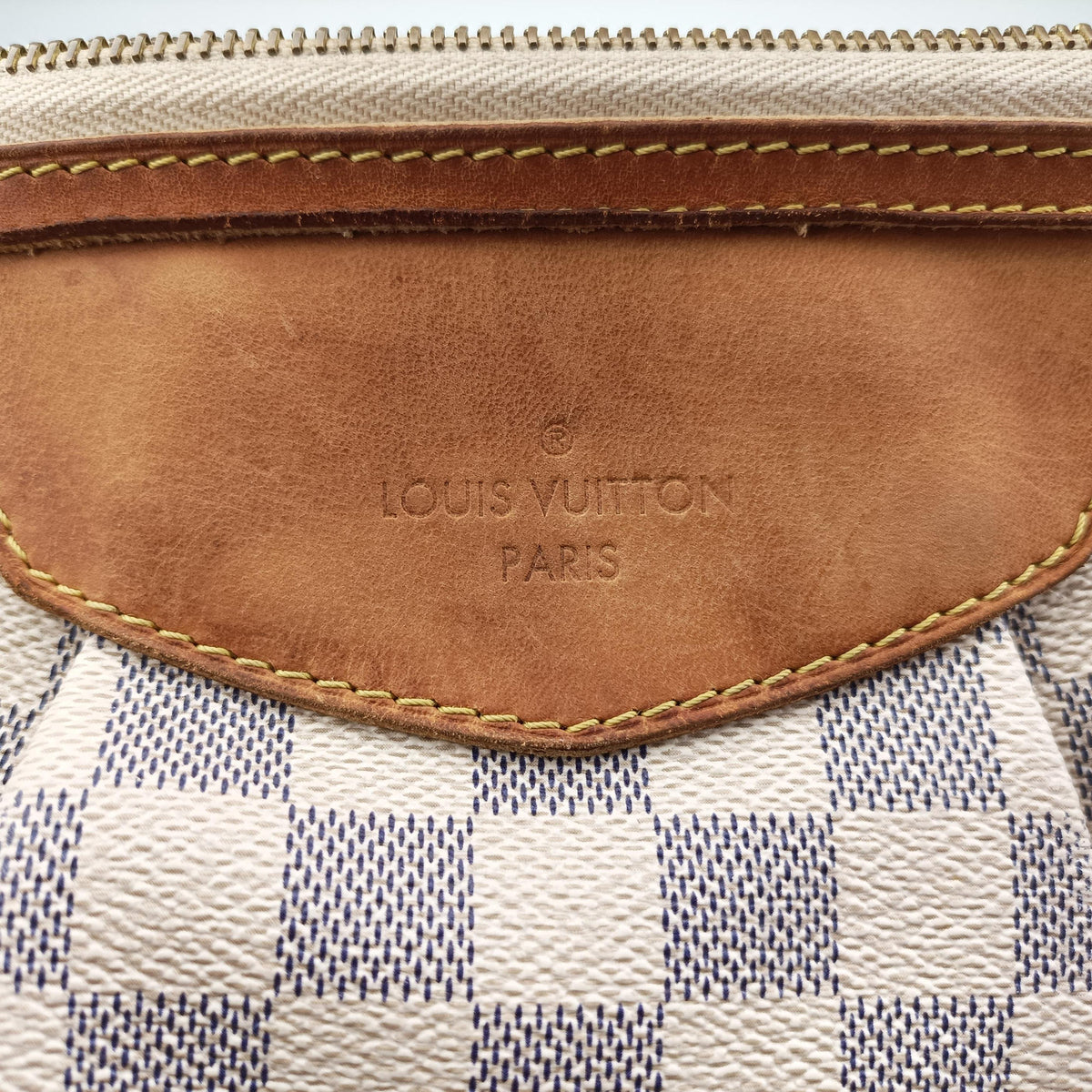 Pre-owned Louis Vuitton SIRACUSA PM AZUR Damier Canvas N41113 shoulderbag | stylenewstar