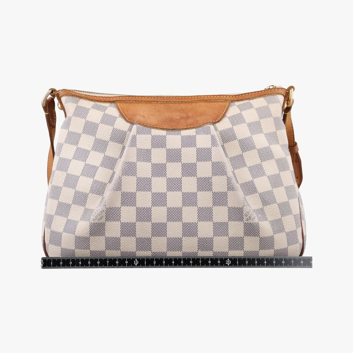 Pre-owned Louis Vuitton SIRACUSA PM AZUR Damier Canvas N41113 shoulderbag | stylenewstar