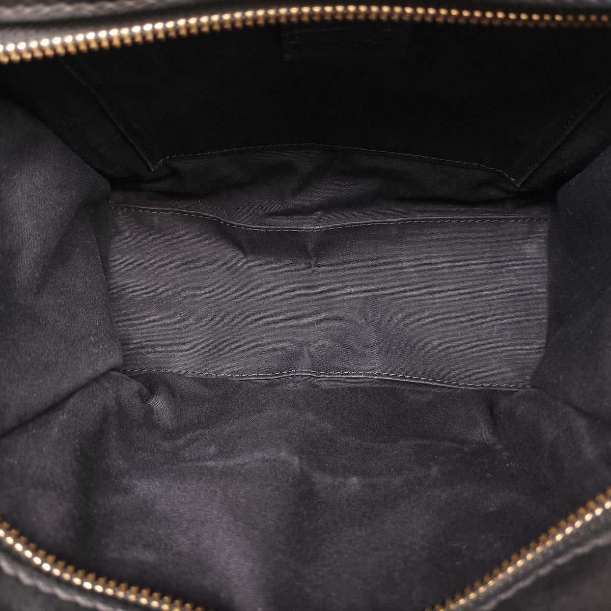 Pre-owned Celine luggage nano shopper Ivory×black×brown Canvas×leather  shoulderbag | stylenewstar