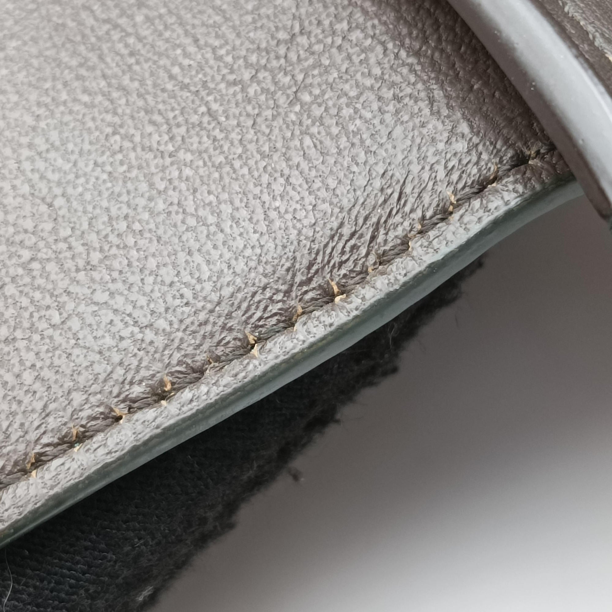 Pre-owned Celine Trapeze Green × Brown × Orange leather  shoulderbag | stylenewstar
