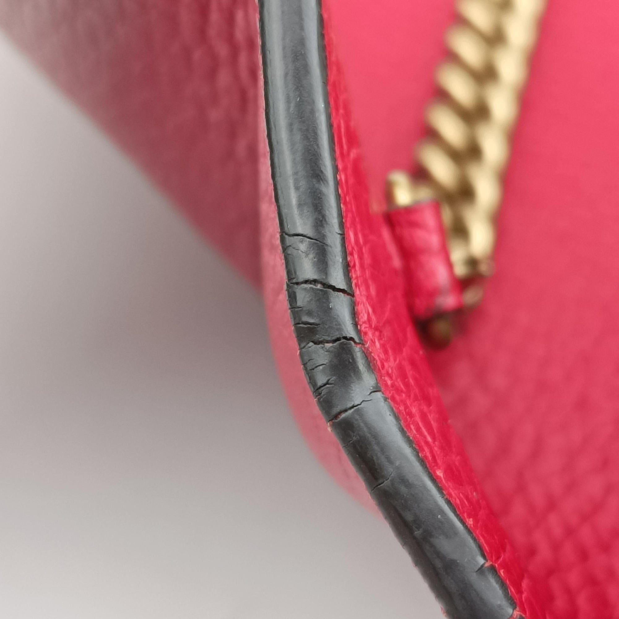 Vintage Gucci GG Marmont Red Leather 401232 shoulderbag | stylenewstar