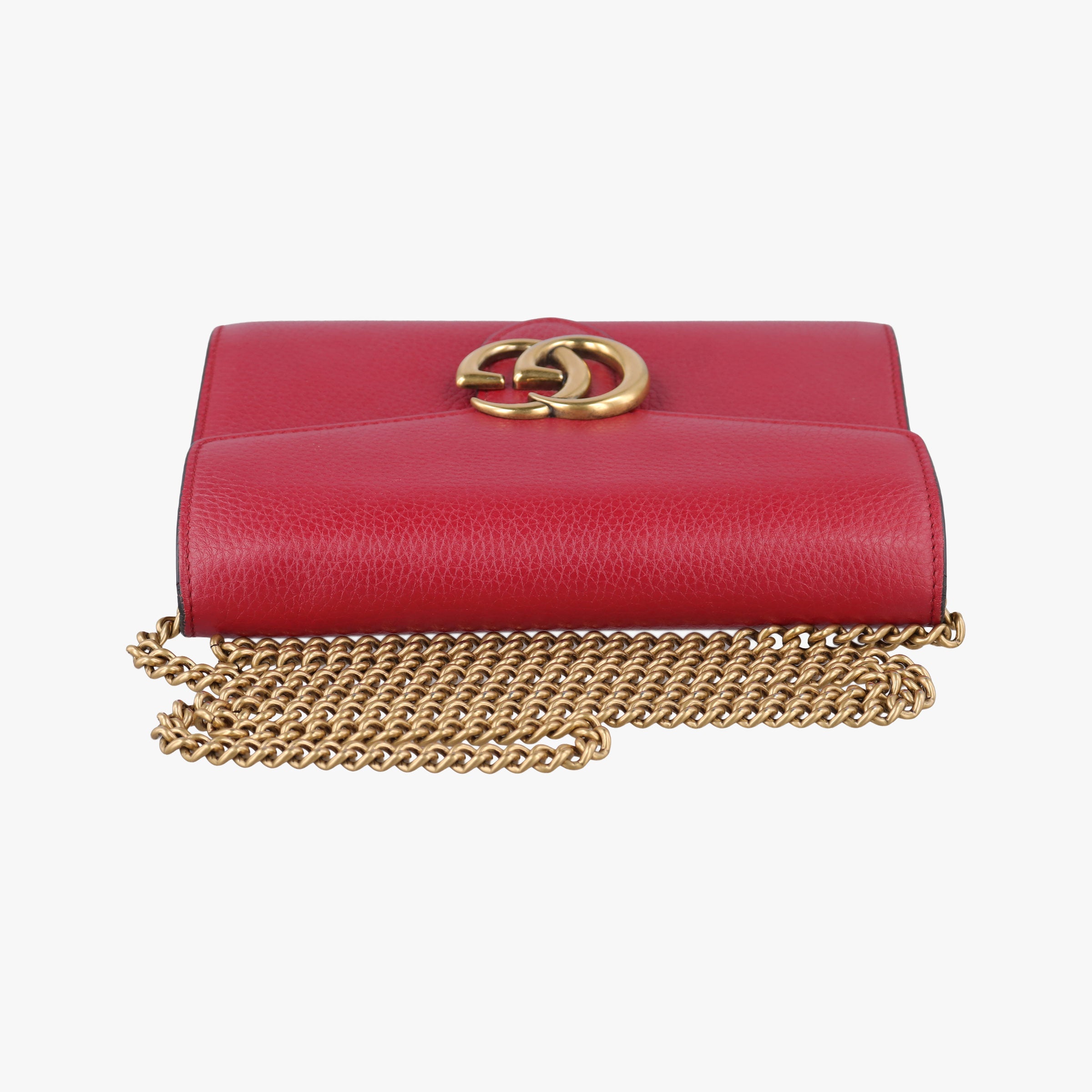 Vintage Gucci GG Marmont Red Leather 401232 shoulderbag | stylenewstar