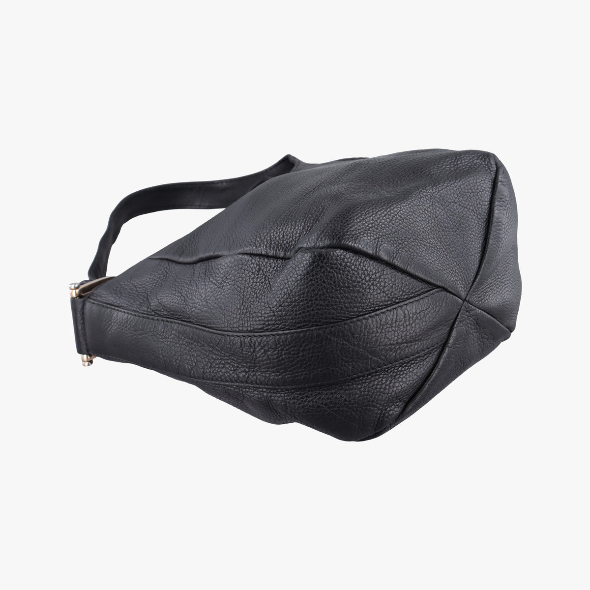 Pre-owned Gucci Greenwich hobo Black Leather 268749 shoulderbag | stylenewstar
