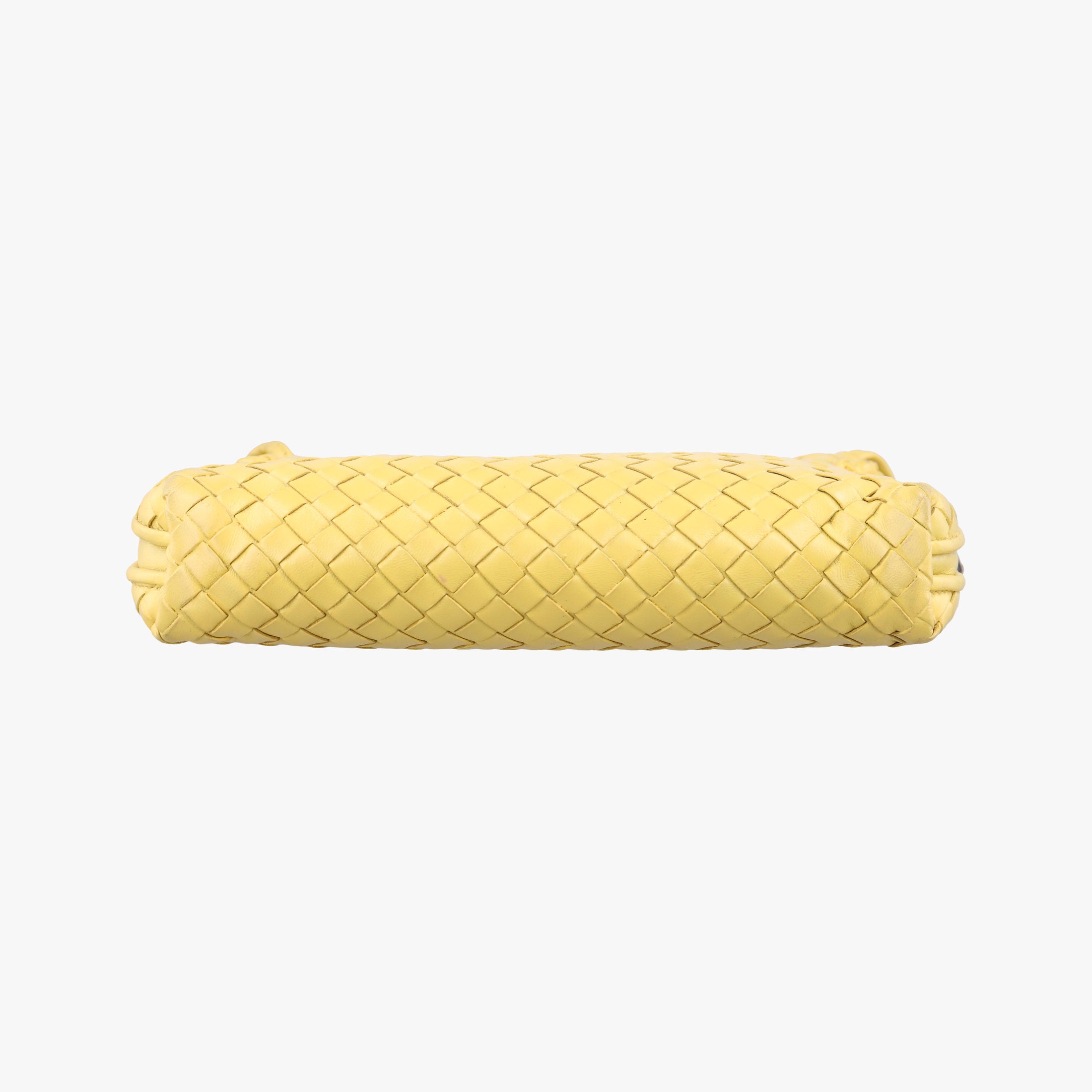 Pre-owned Bottega Veneta NODINI Intrecciato Yellow lambskin  shoulderbag | stylenewstar