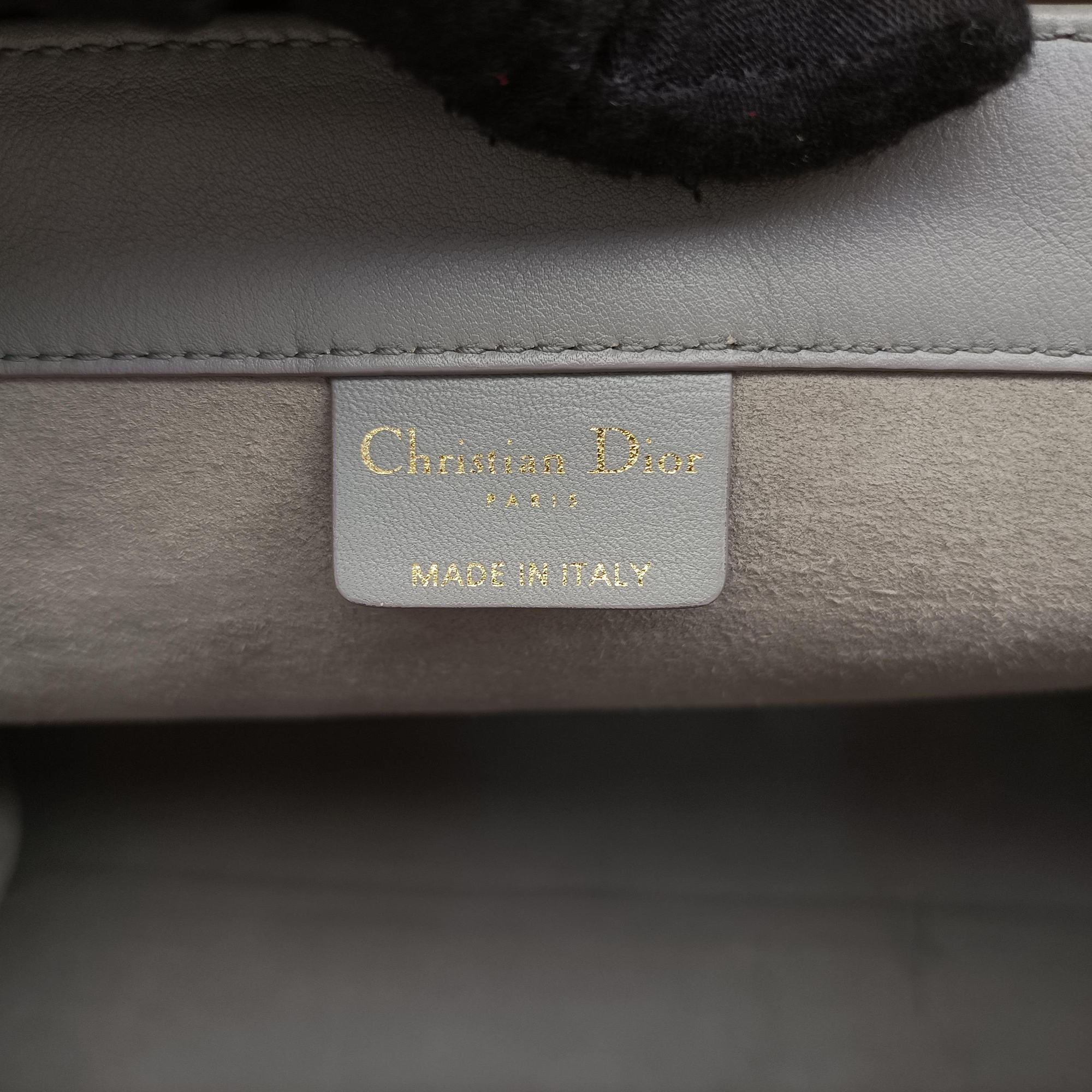 Secondhand Christian Dior Book Tote Bag Grey leather  handbag | stylenewstar