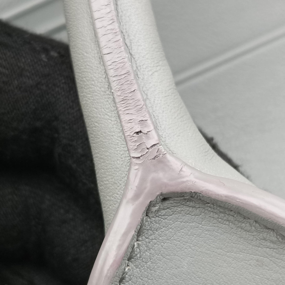 Secondhand Christian Dior Book Tote Bag Grey leather  handbag | stylenewstar