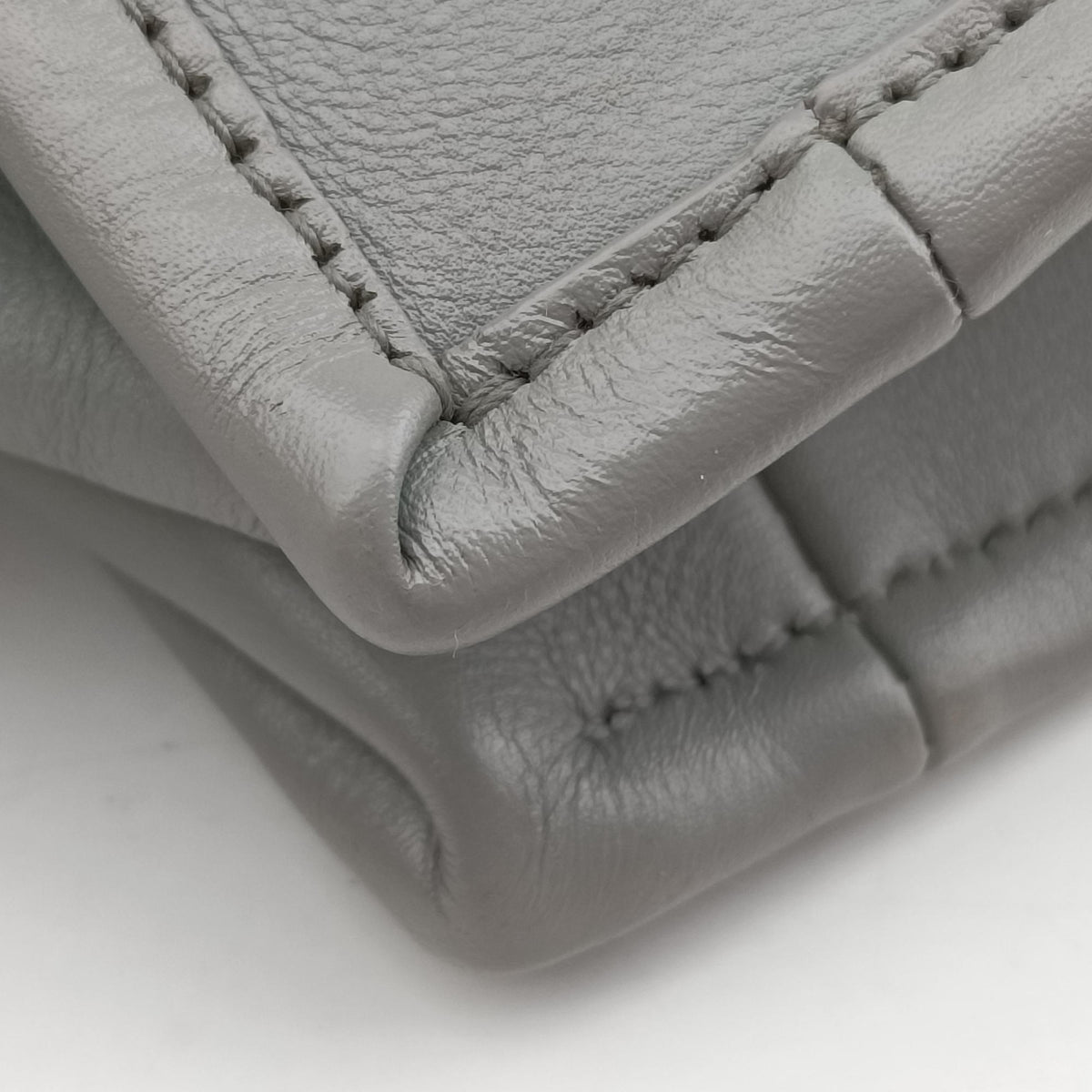 Secondhand Christian Dior Book Tote Bag Grey leather  handbag | stylenewstar