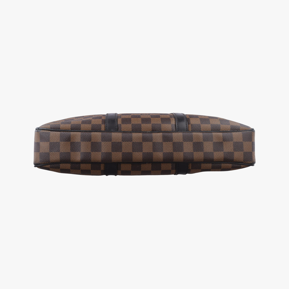 Pre-owned Louis Vuitton Porte Documents Voyage EBENE Damier Canvas N41466 handbag | stylenewstar