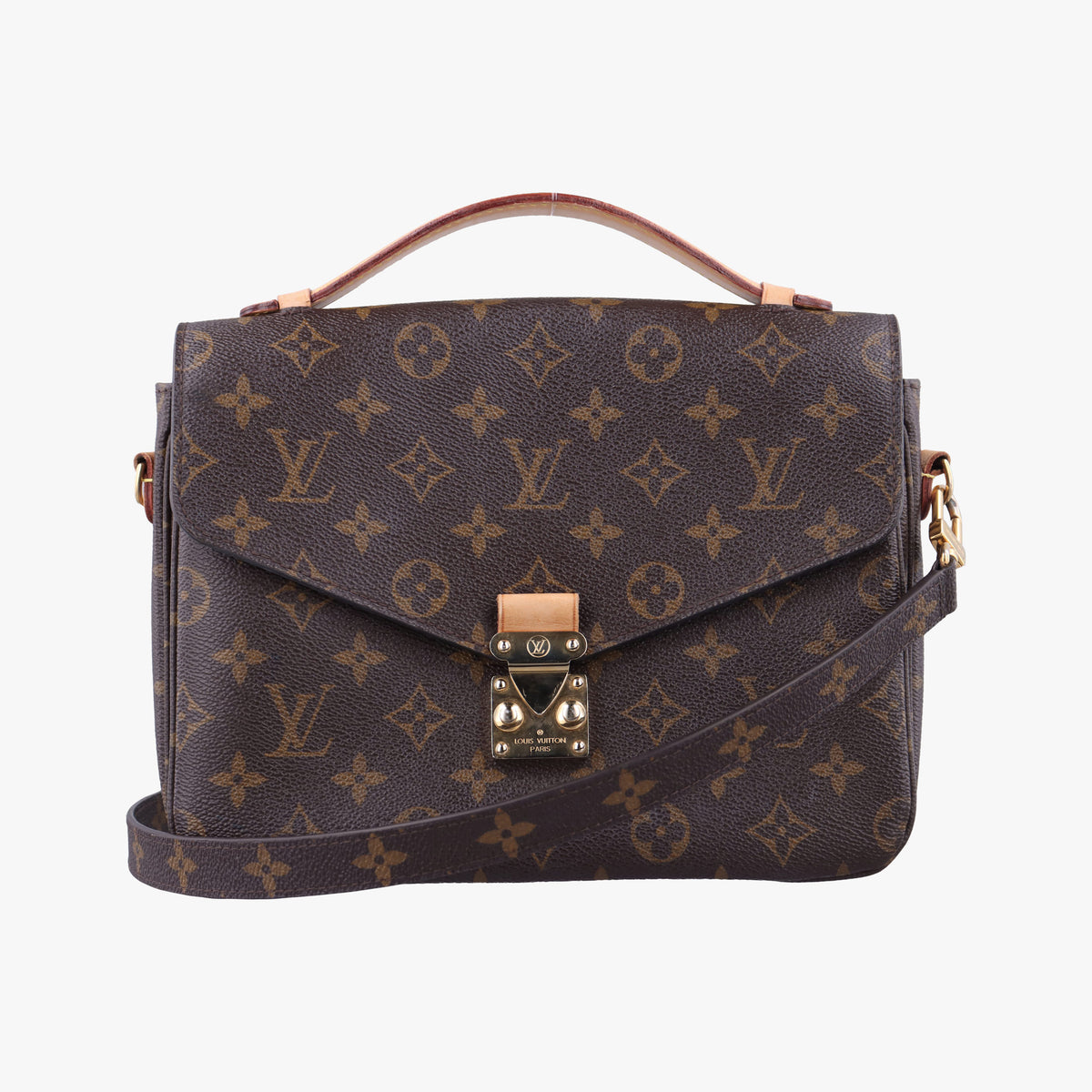 Pre-owned Louis Vuitton Pochette Metis MM Brown Monogram Canvas M44875 shoulderbag | stylenewstar