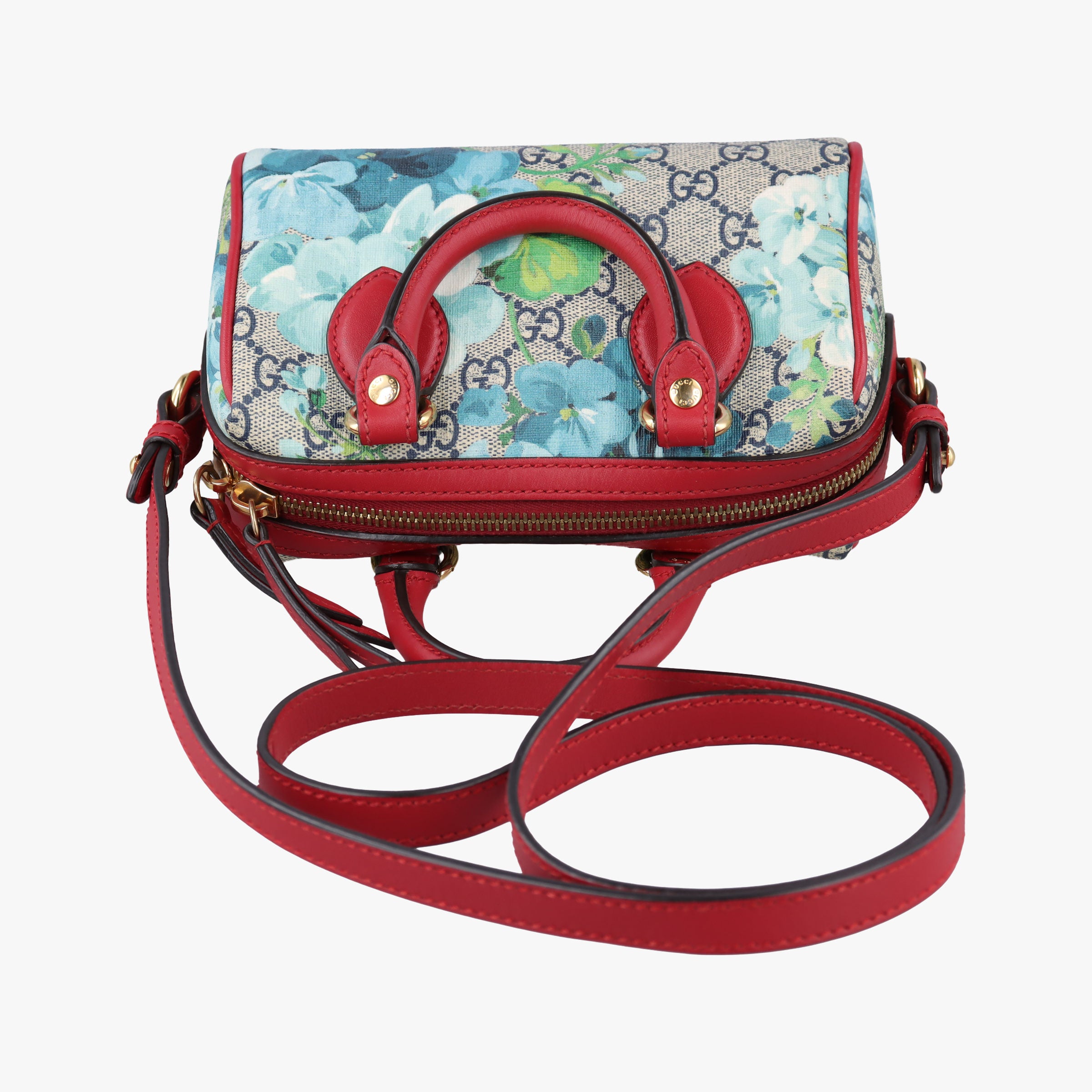 Pre-owned Gucci GG Blooms beige×multicolor PVC coated canvas×Leather 546312 shoulderbag | stylenewstar