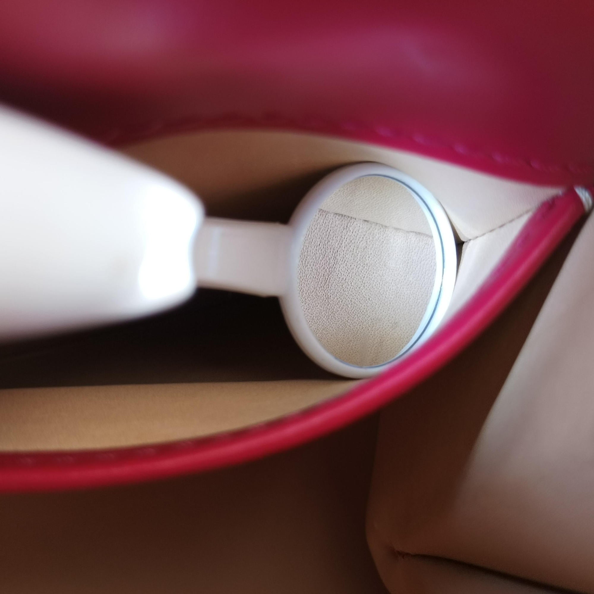 Pre-owned Delvaux Brillant Mini Rose leather  shoulderbag | stylenewstar