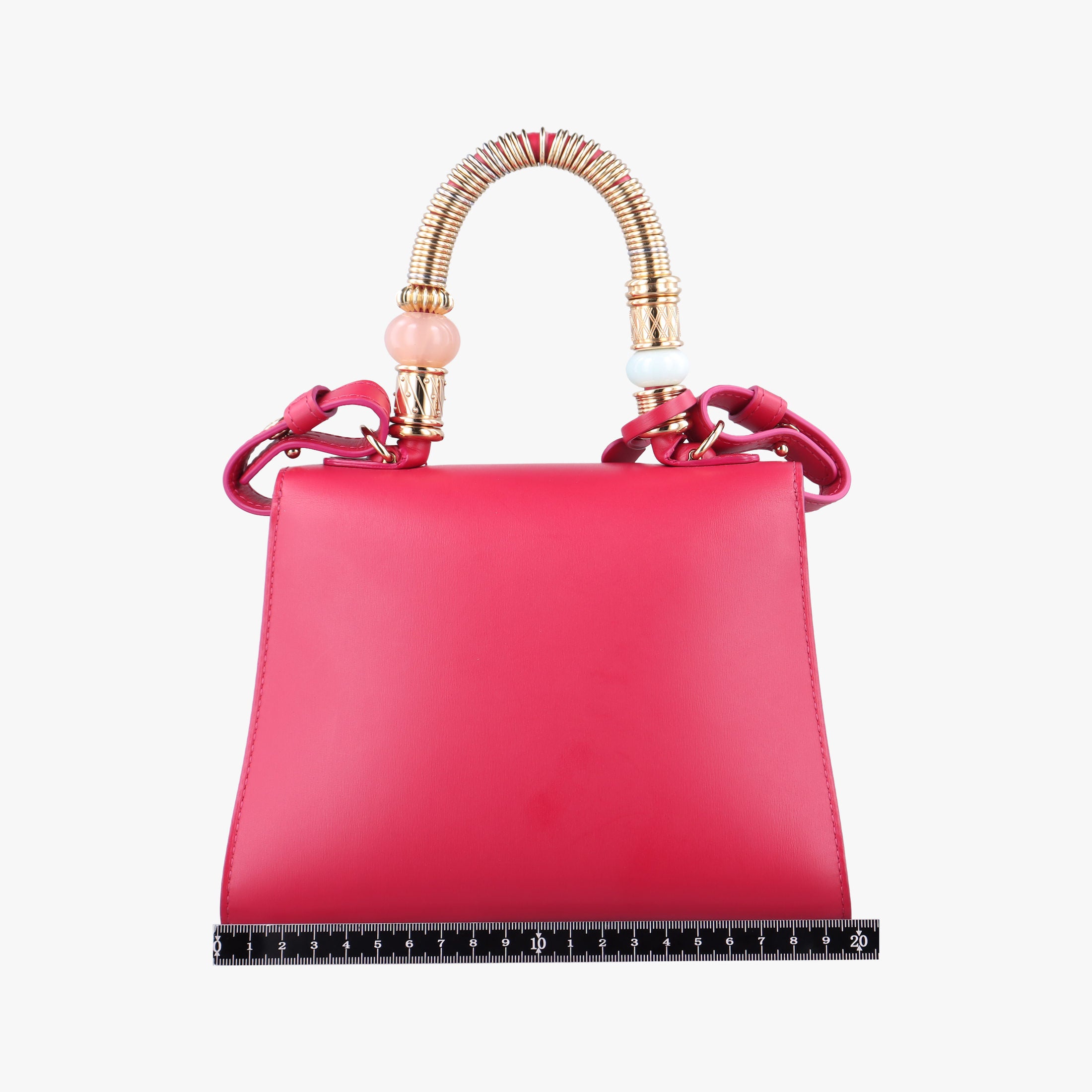 Pre-owned Delvaux Brillant Mini Rose leather  shoulderbag | stylenewstar