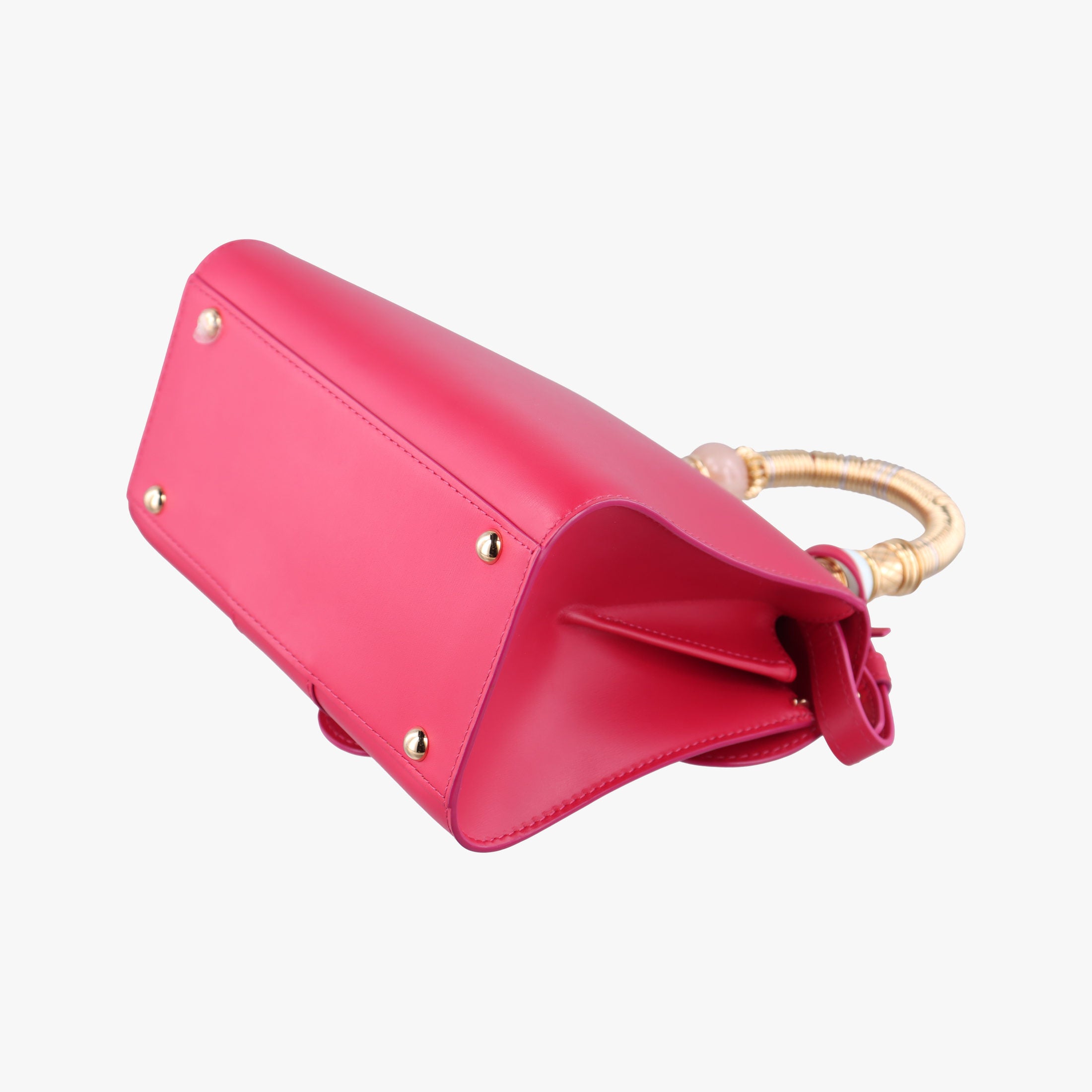 Pre-owned Delvaux Brillant Mini Rose leather  shoulderbag | stylenewstar