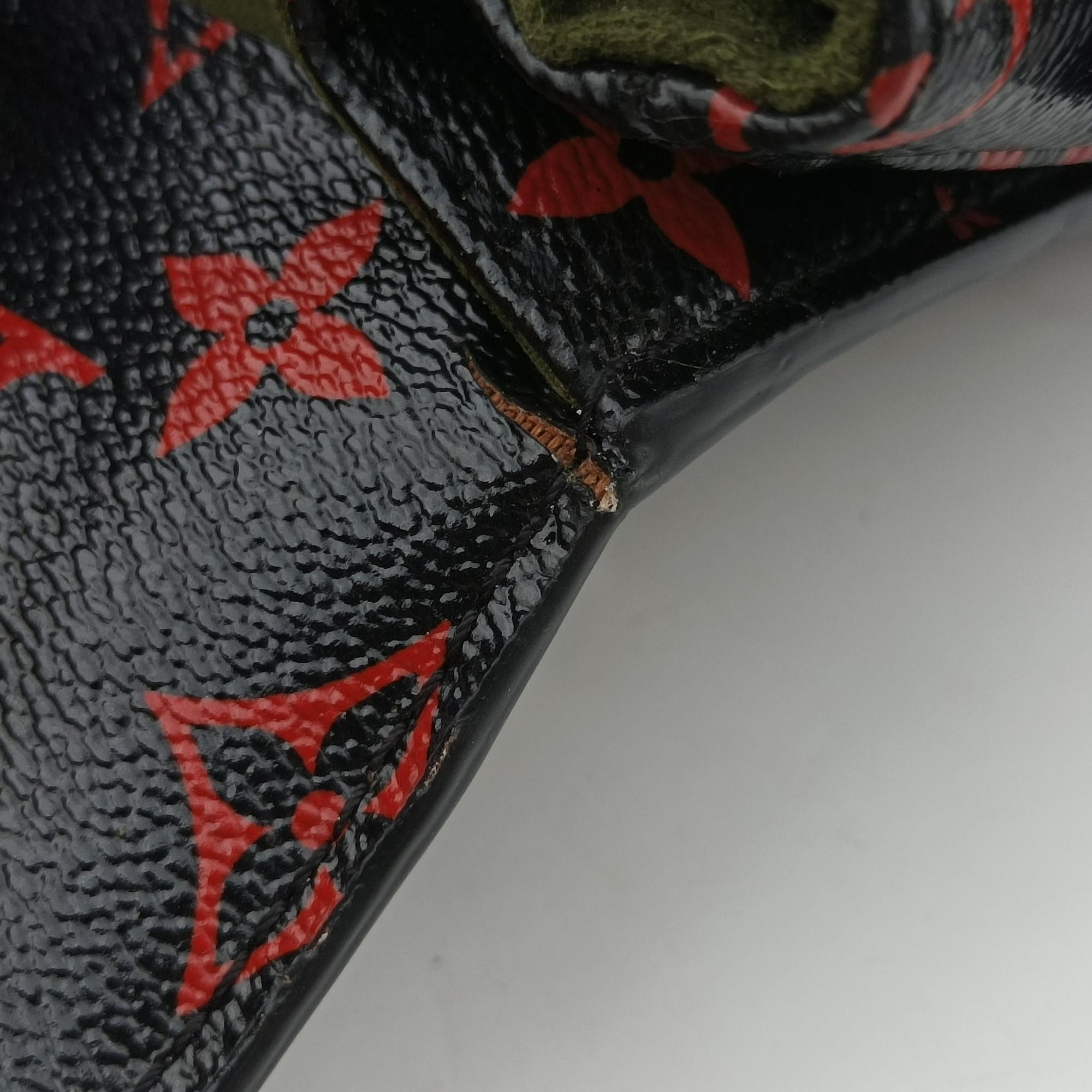 Pre-owned Louis Vuitton Pochette Metis MM Noir×ROUGE Monogram Infrarouge M41462 shoulderbag | stylenewstar