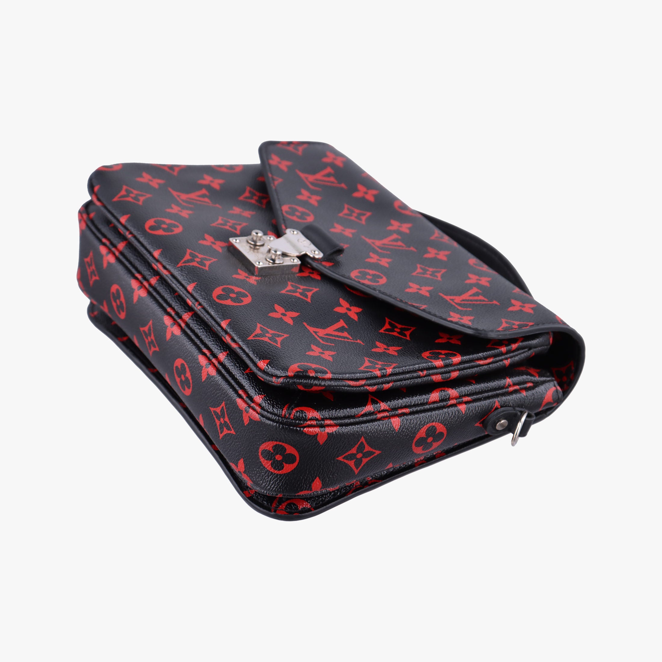 Pre-owned Louis Vuitton Pochette Metis MM Noir×ROUGE Monogram Infrarouge M41462 shoulderbag | stylenewstar