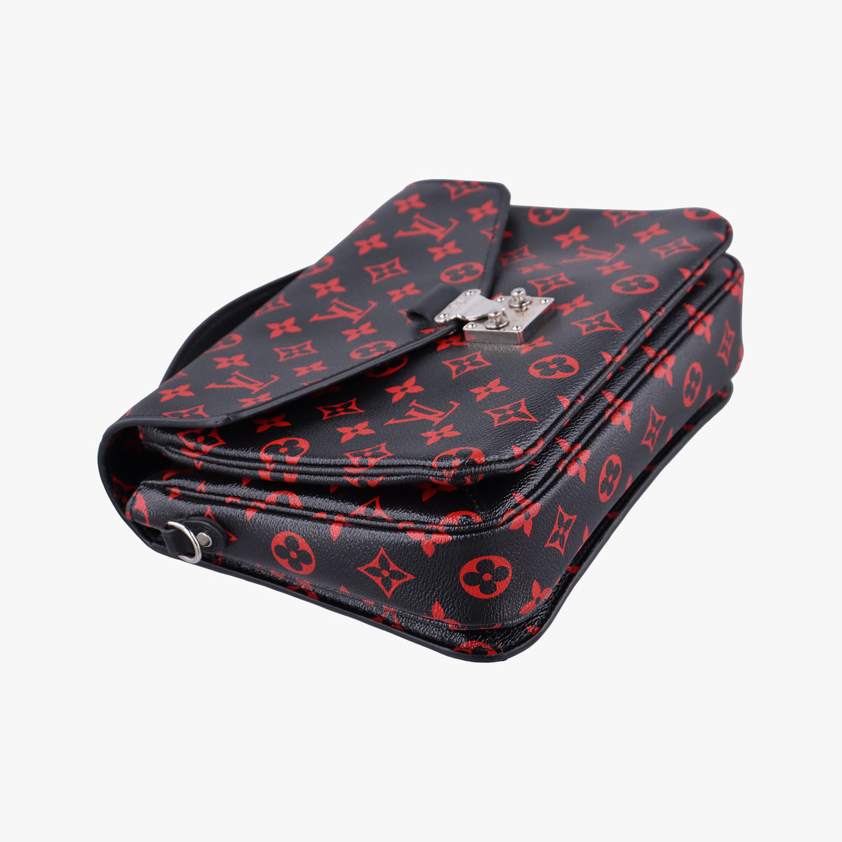 Pre-owned Louis Vuitton Pochette Metis MM Noir×ROUGE Monogram Infrarouge M41462 shoulderbag | stylenewstar