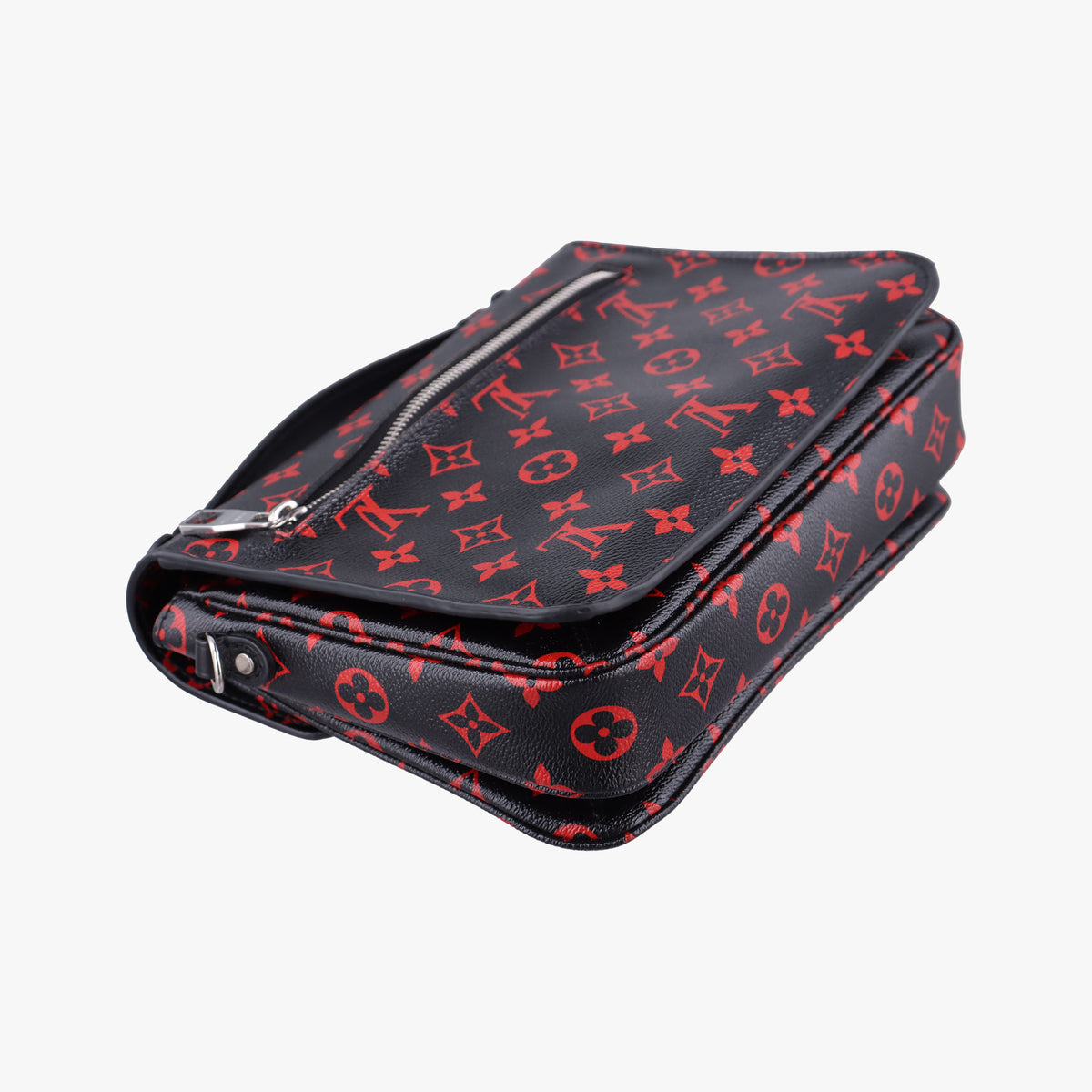 Pre-owned Louis Vuitton Pochette Metis MM Noir×ROUGE Monogram Infrarouge M41462 shoulderbag | stylenewstar