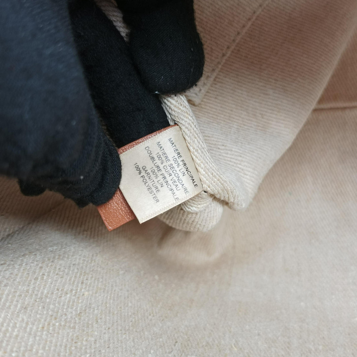 Secondhand Chloe Woody Brown×Black canvas  handbag | stylenewstar