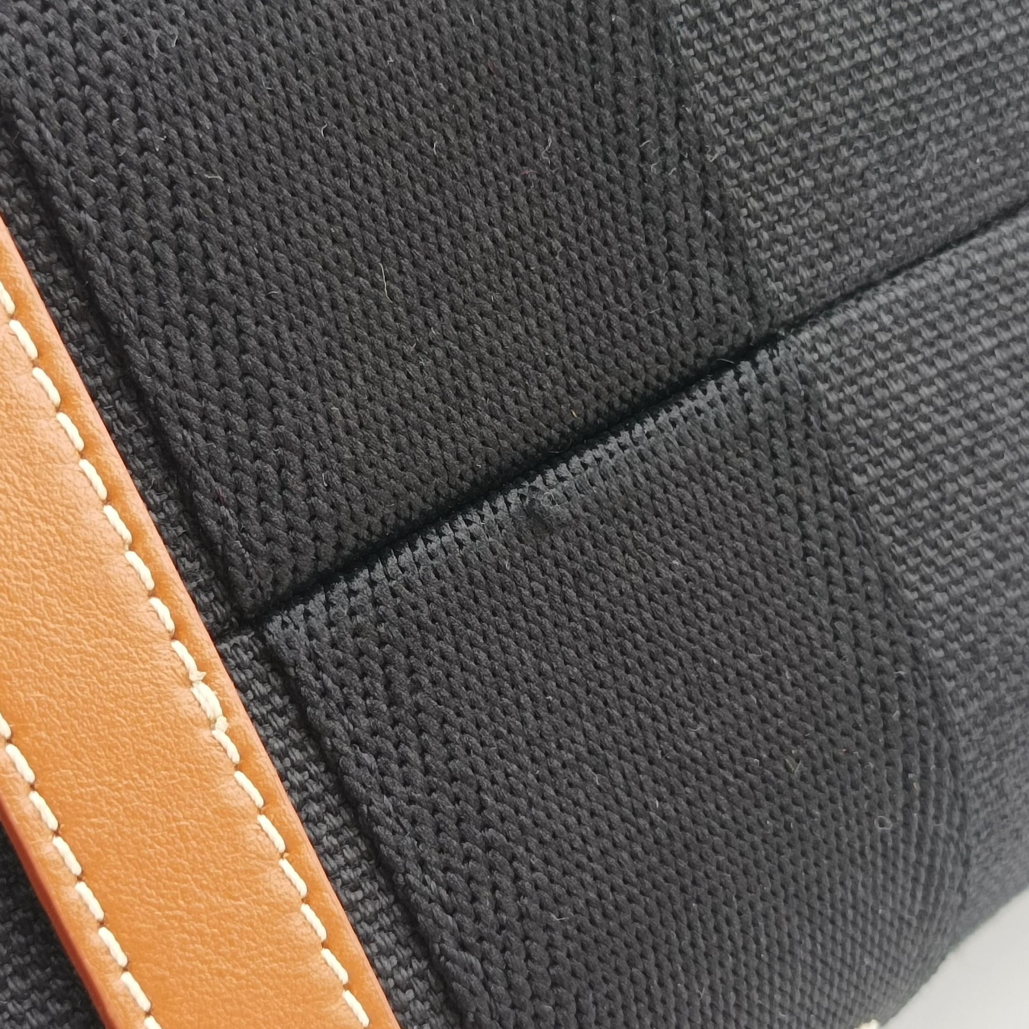 Secondhand Chloe Woody Brown×Black canvas  handbag | stylenewstar