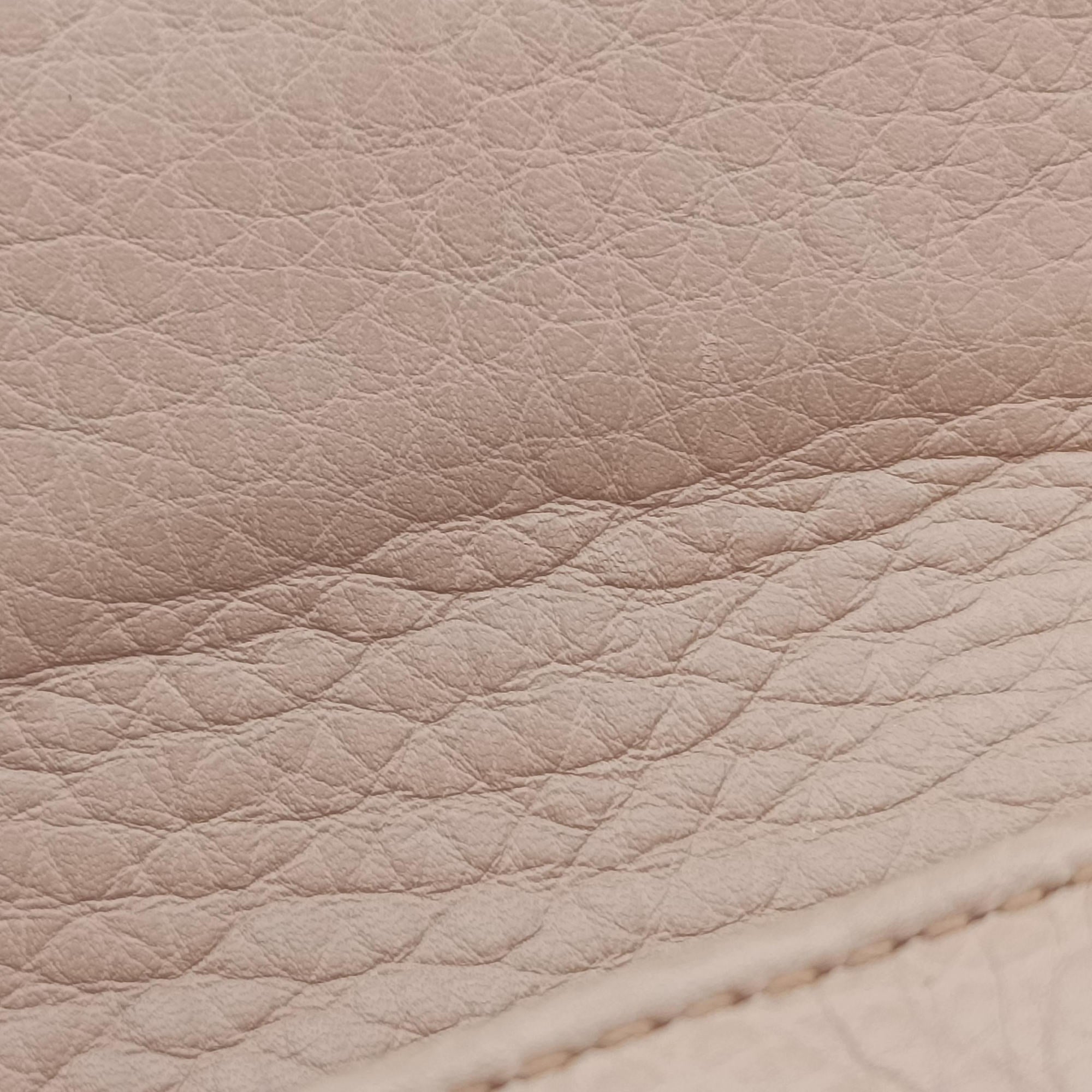 Pre-owned Gucci 1973 Double G Golden-pink Leather 251821 shoulderbag | stylenewstar