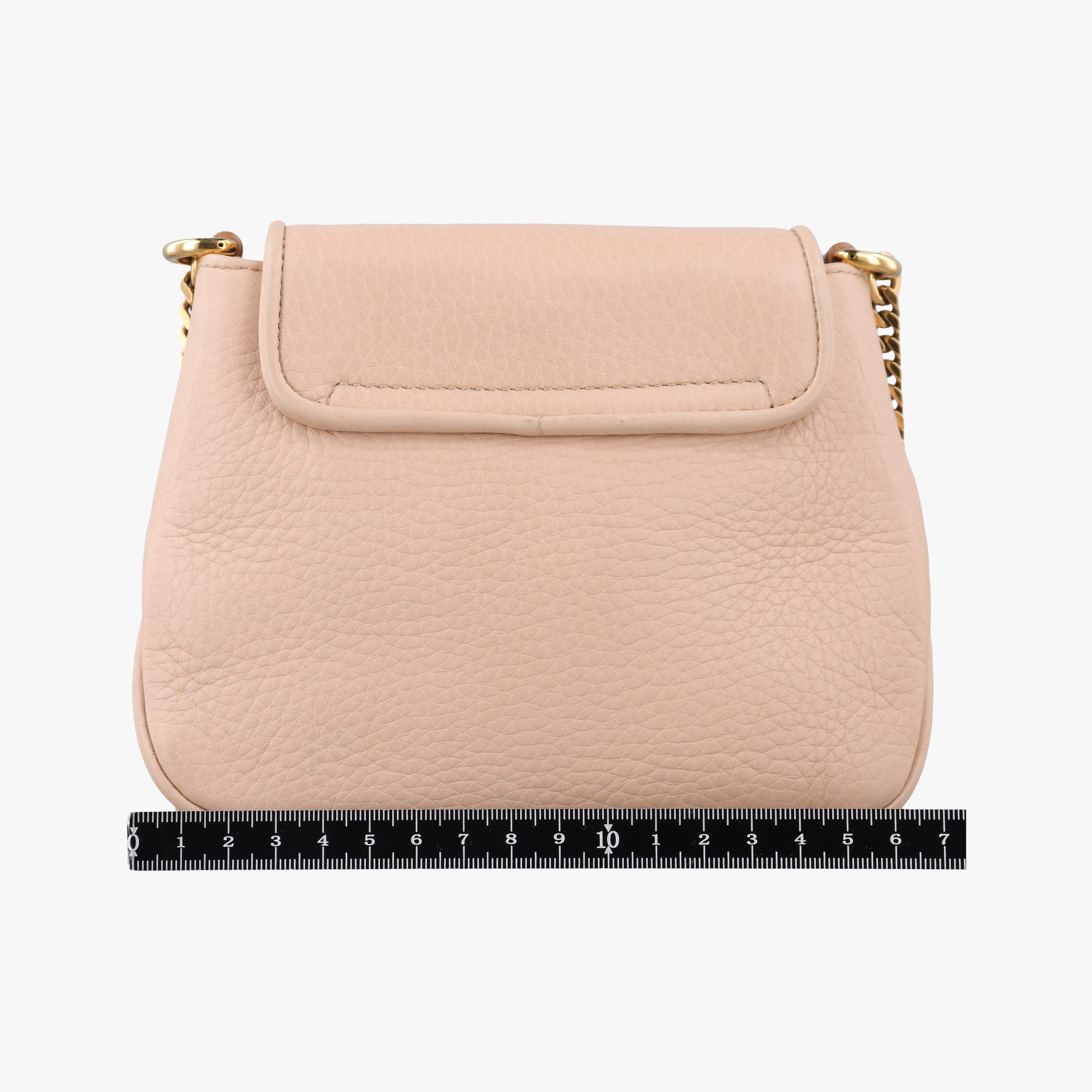 Pre-owned Gucci 1973 Double G Golden-pink Leather 251821 shoulderbag | stylenewstar