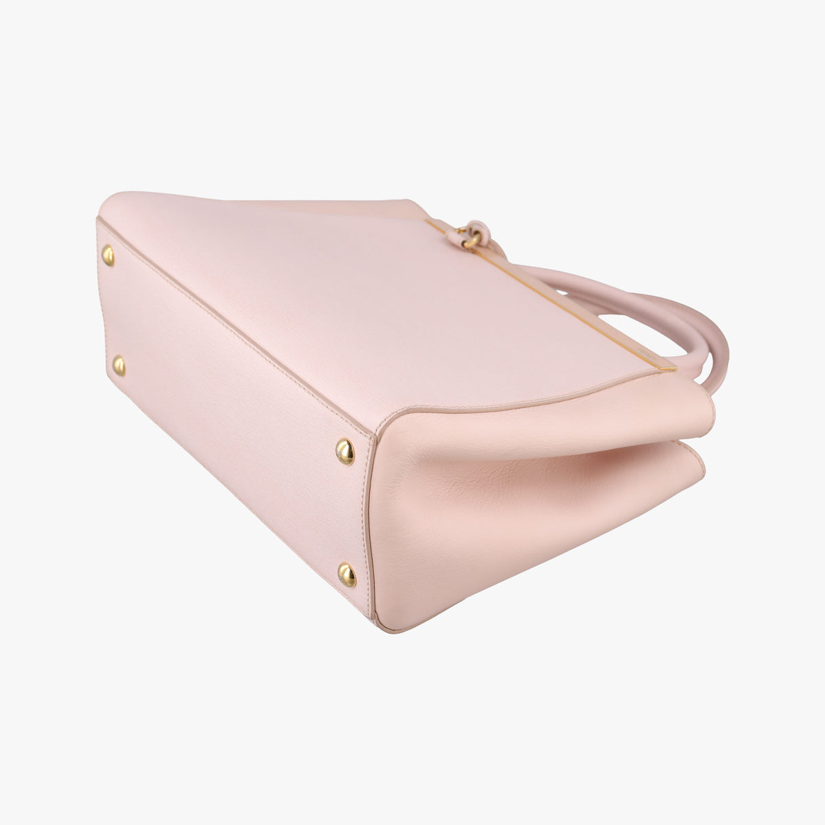 Pre-owned Fendi Petite 2 JOURS Pink Leather 8BH253 shoulderbag | stylenewstar