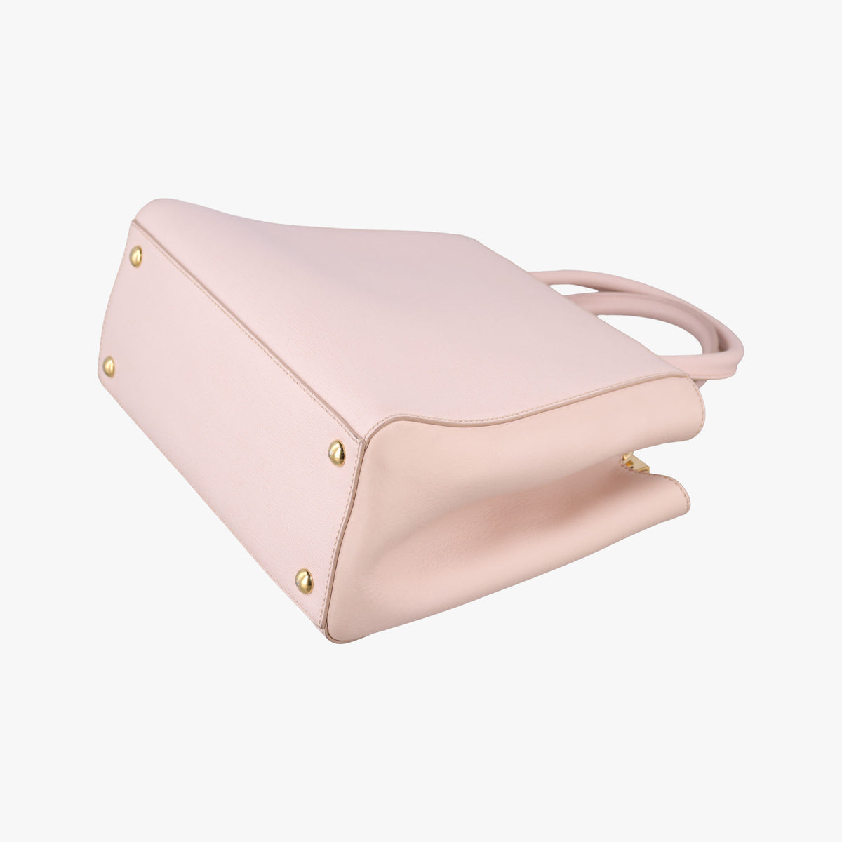 Pre-owned Fendi Petite 2 JOURS Pink Leather 8BH253 shoulderbag | stylenewstar