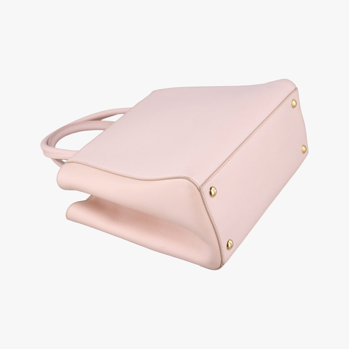 Pre-owned Fendi Petite 2 JOURS Pink Leather 8BH253 shoulderbag | stylenewstar