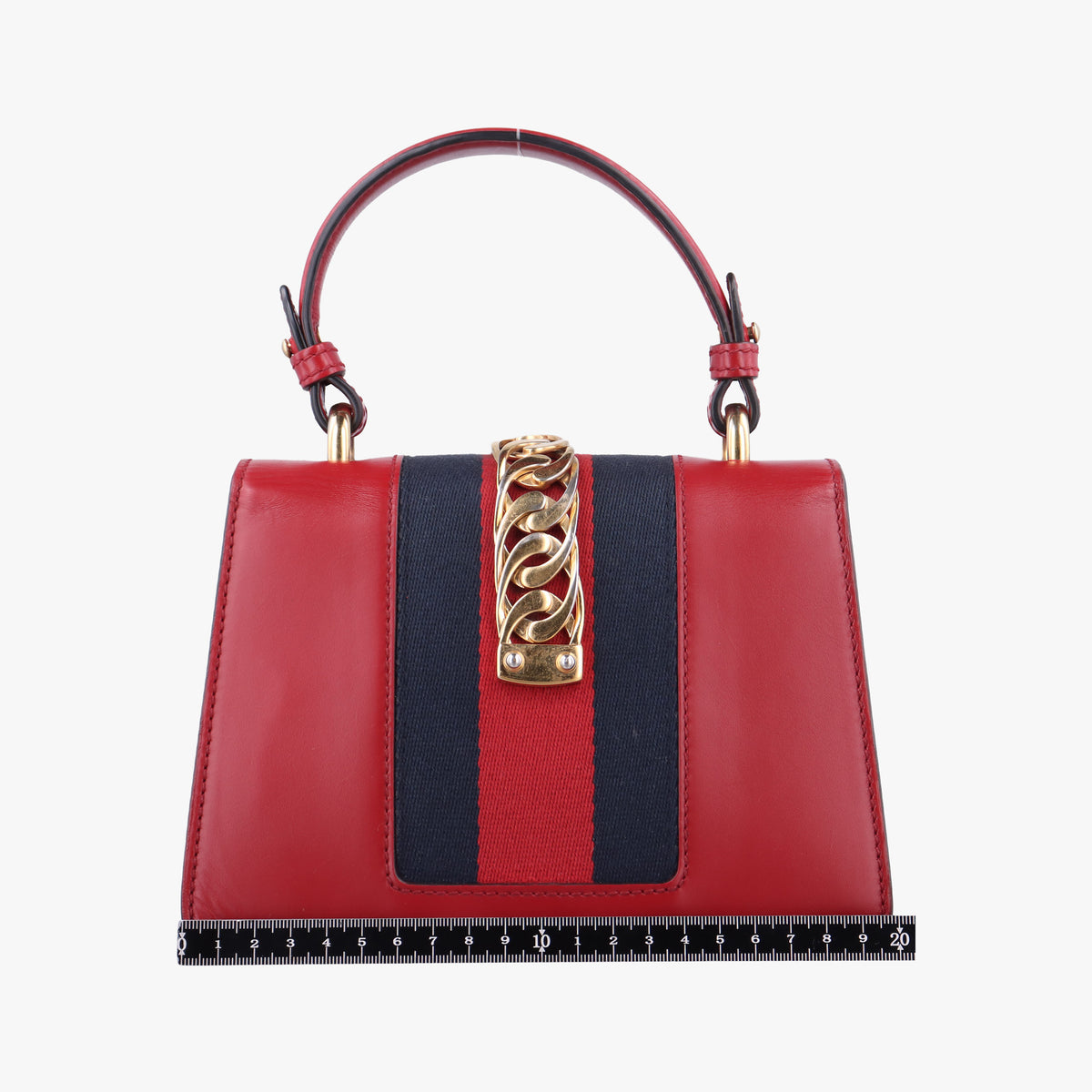 Pre-owned Gucci Sylvie Red Leather 470270 shoulderbag | stylenewstar