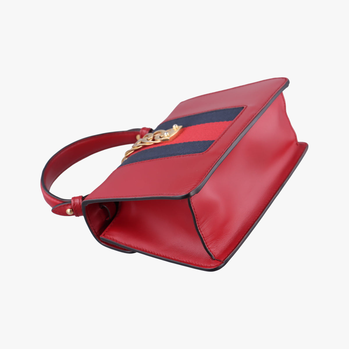 Pre-owned Gucci Sylvie Red Leather 470270 shoulderbag | stylenewstar