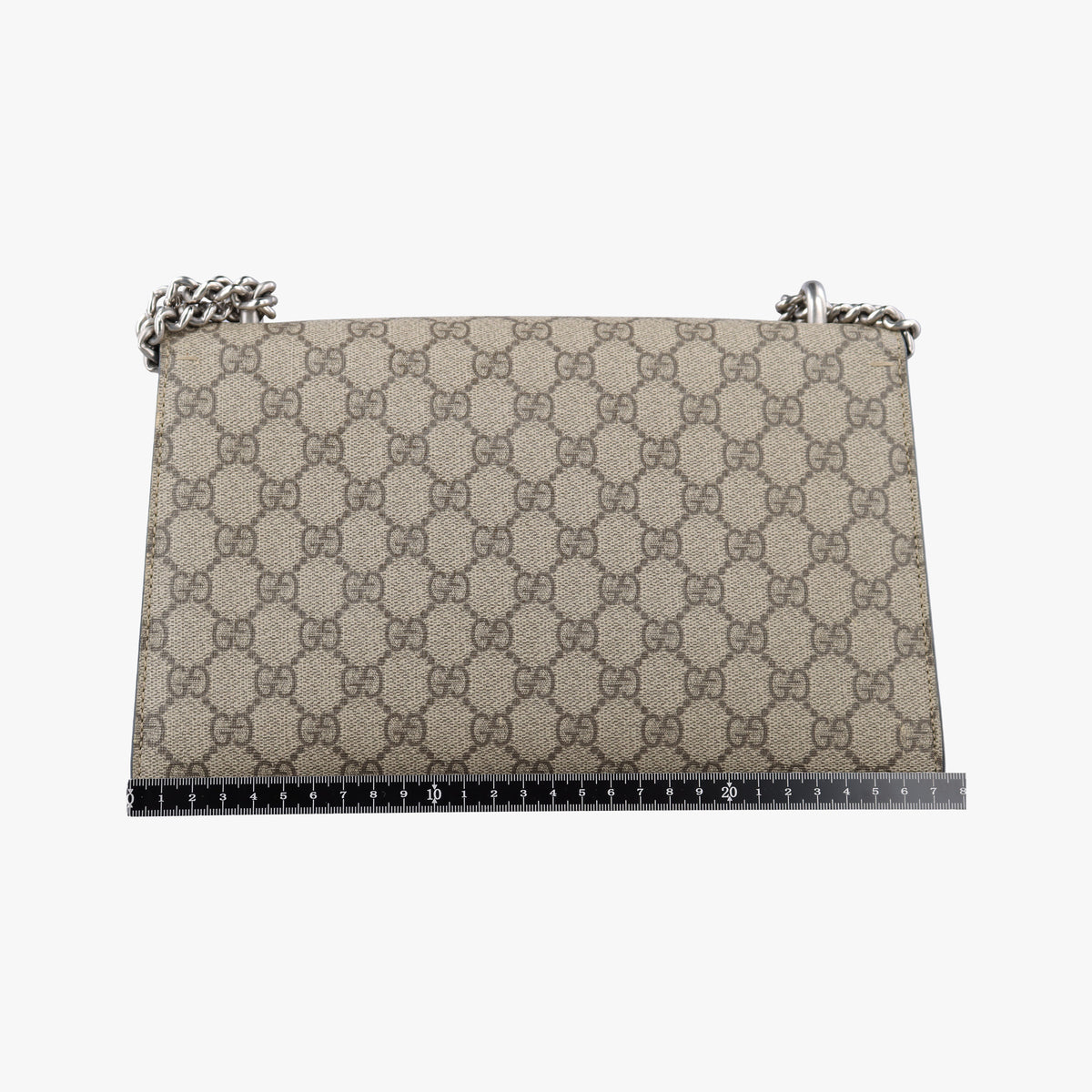 Pre-owned Gucci Dionysus beige×black PVC coated canvas × suede 400249 shoulderbag | stylenewstar