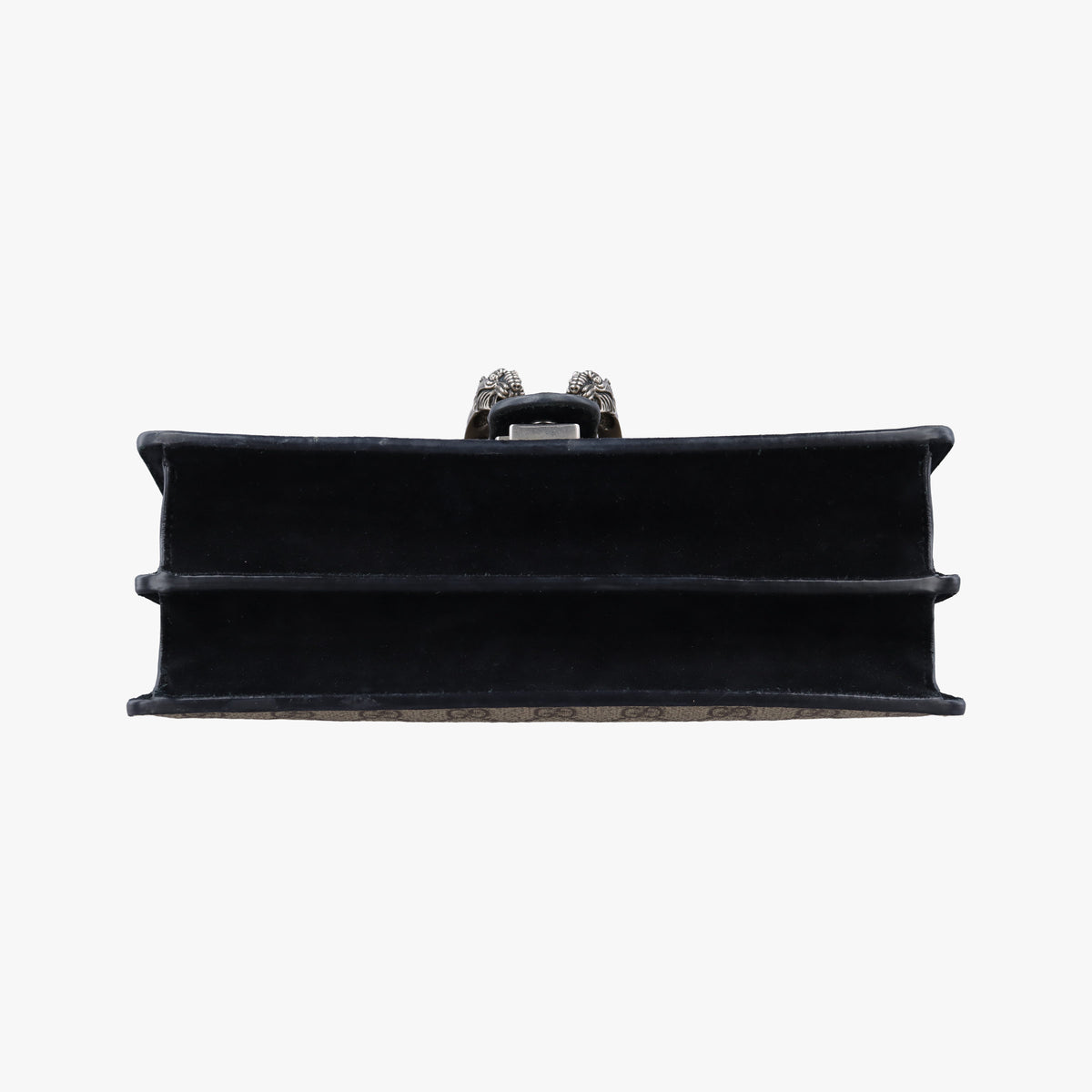 Pre-owned Gucci Dionysus beige×black PVC coated canvas × suede 400249 shoulderbag | stylenewstar