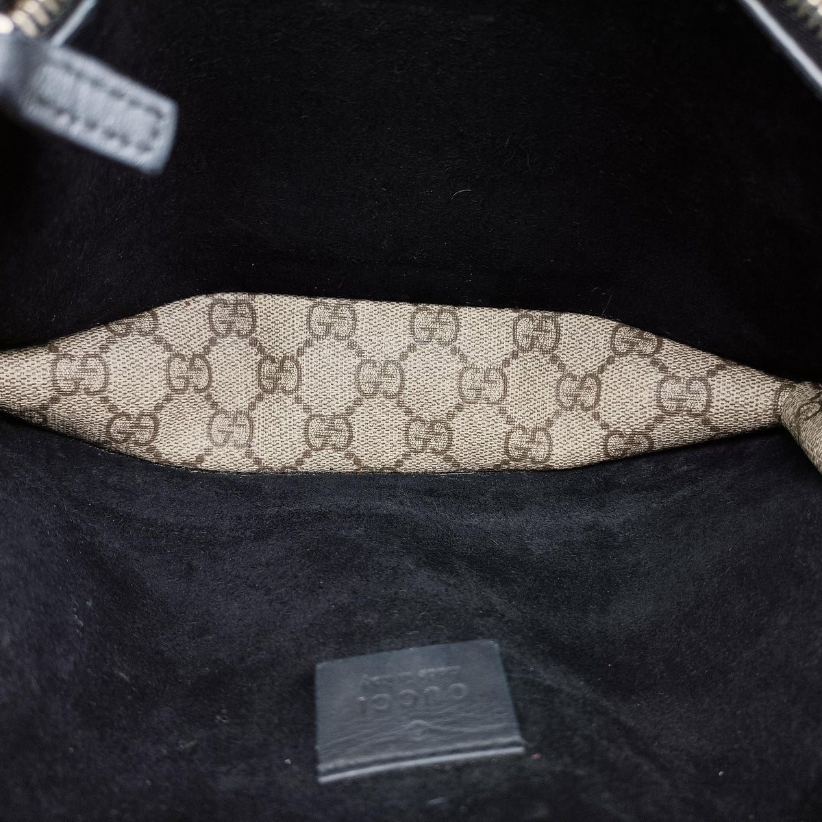 Pre-owned Gucci Dionysus beige×black PVC coated canvas × suede 400249 shoulderbag | stylenewstar
