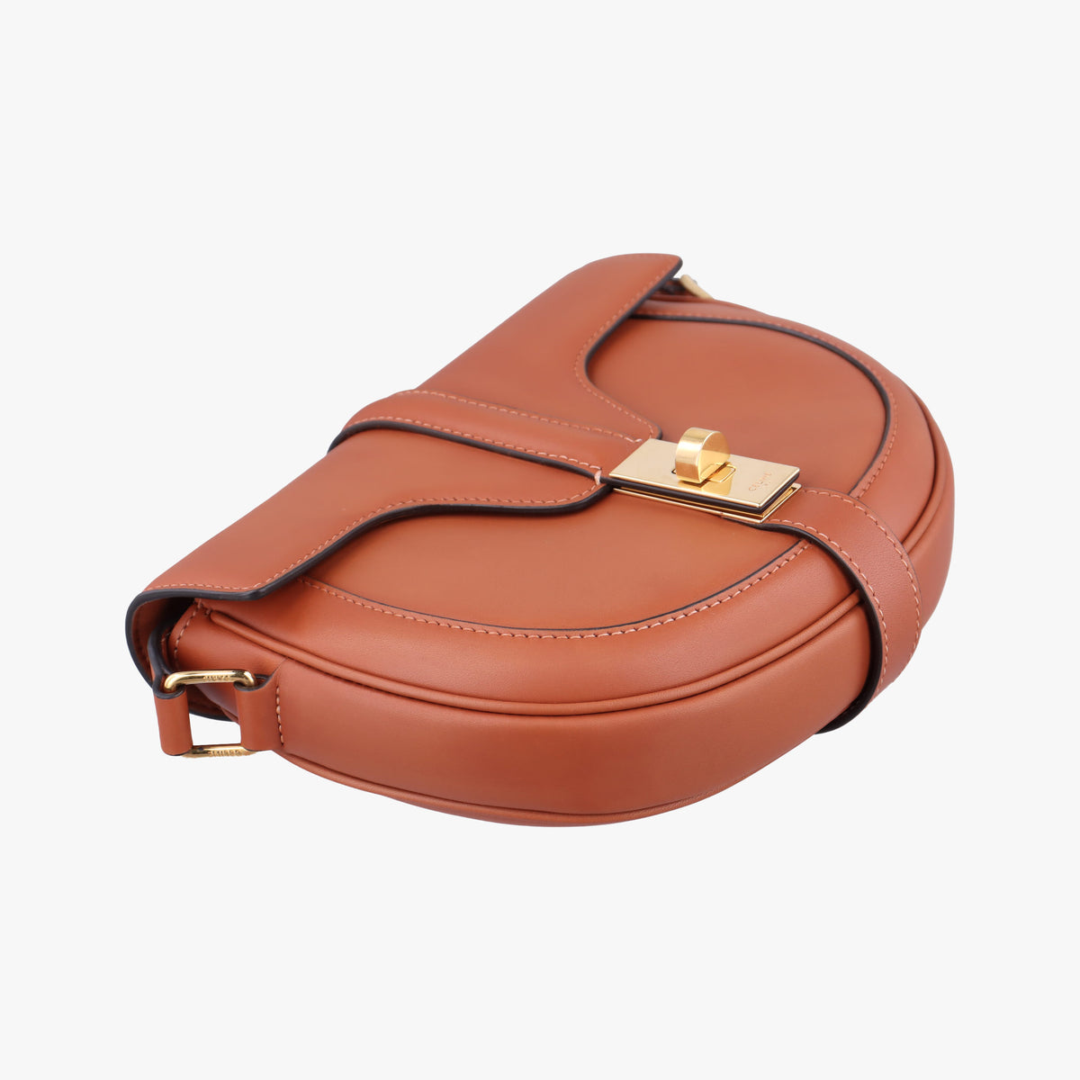 Pre-owned Celine Besace 16 Small Brown Leather W-SL-2 shoulderbag | stylenewstar