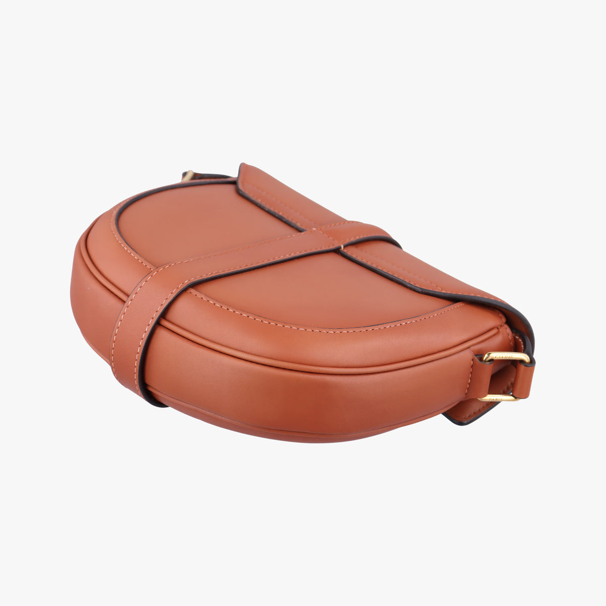 Pre-owned Celine Besace 16 Small Brown Leather W-SL-2 shoulderbag | stylenewstar