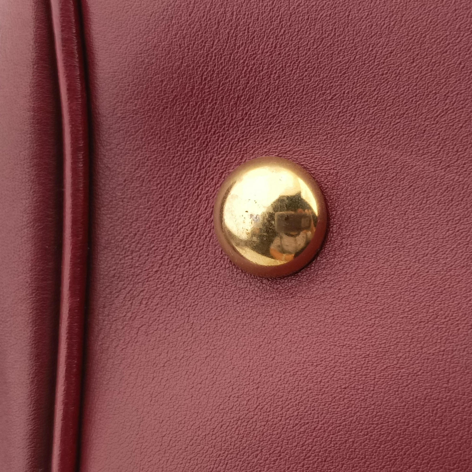 Pre-owned Gucci horse bit Red Leather 296900 handbag | stylenewstar