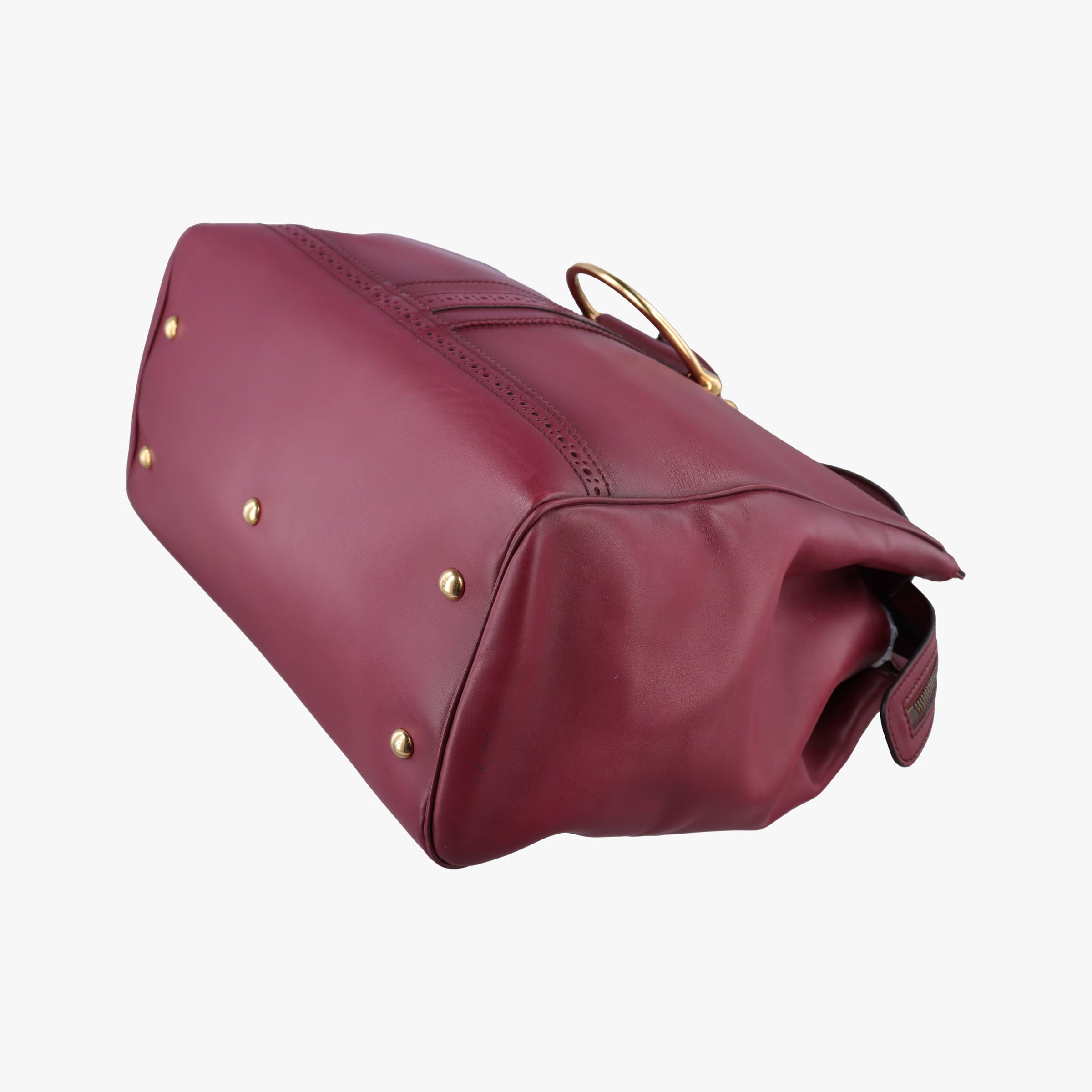 Pre-owned Gucci horse bit Red Leather 296900 handbag | stylenewstar
